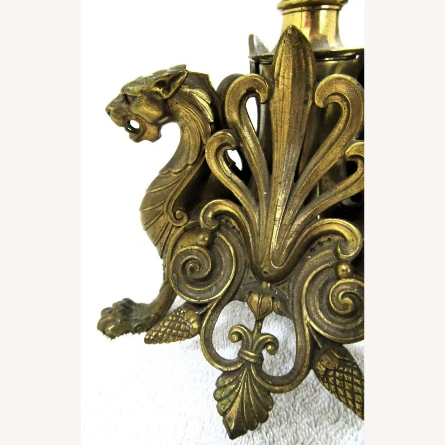 Pair Grand Tour Bronze Candelabra Barbedienne - image-16