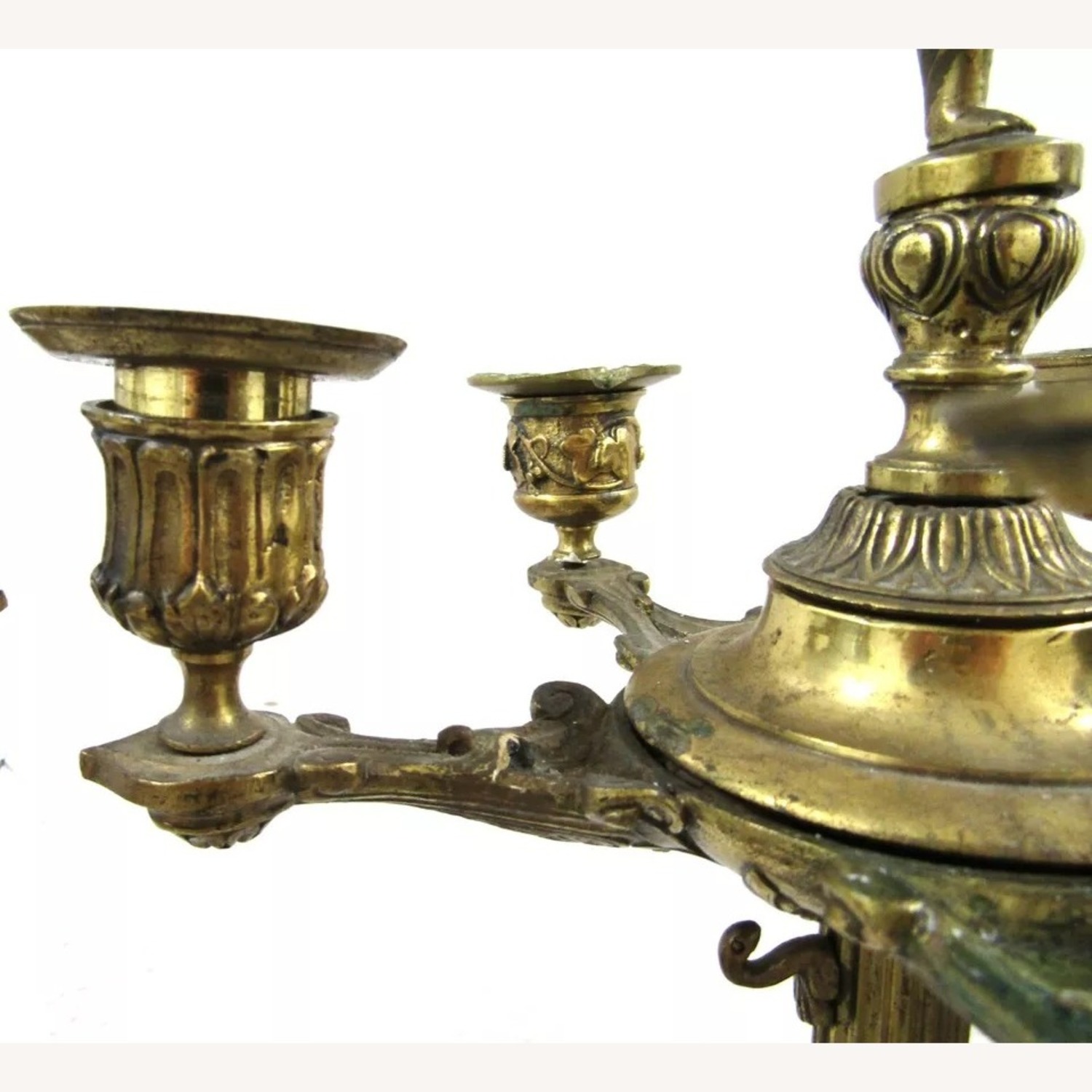 Pair Grand Tour Bronze Candelabra Barbedienne - image-9