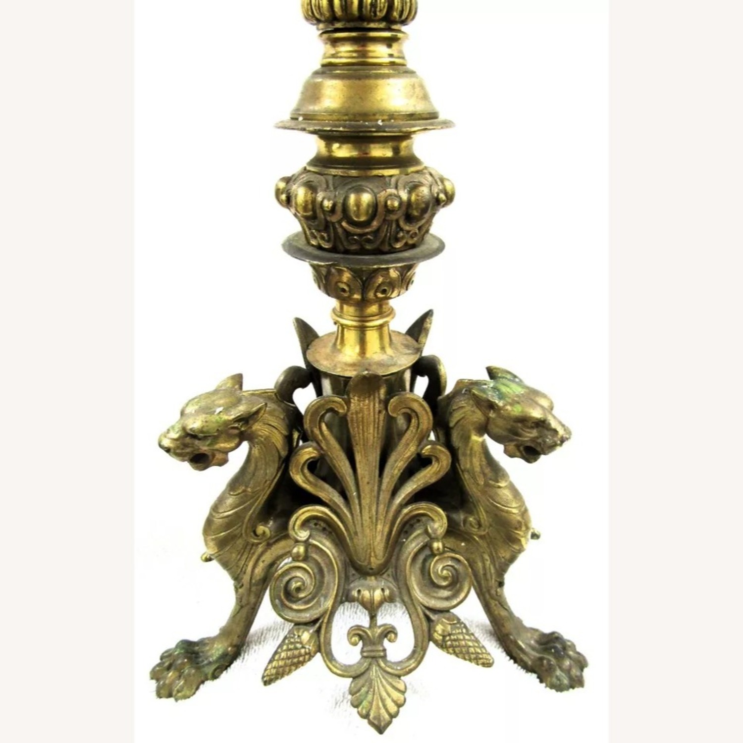 Pair Grand Tour Bronze Candelabra Barbedienne - image-5