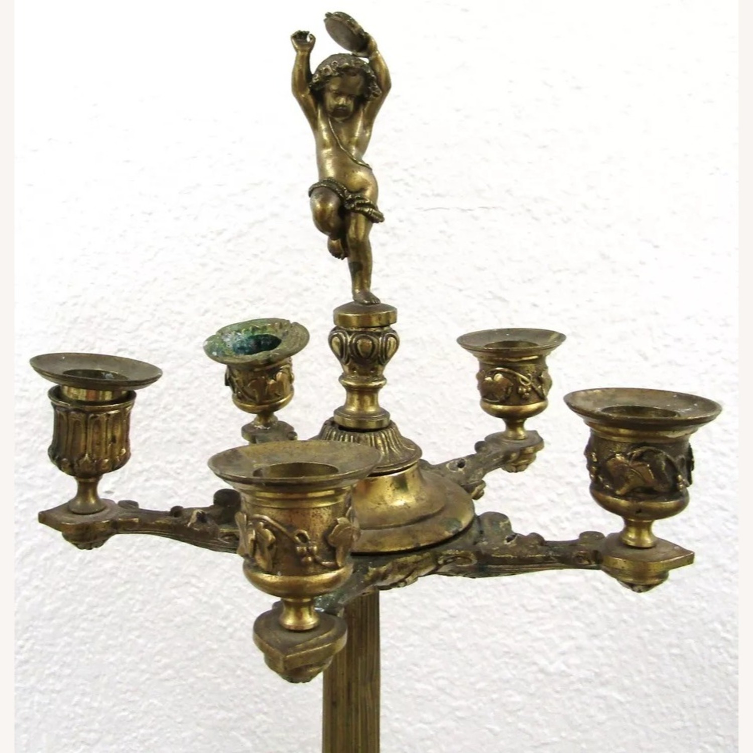 Pair Grand Tour Bronze Candelabra Barbedienne - image-3