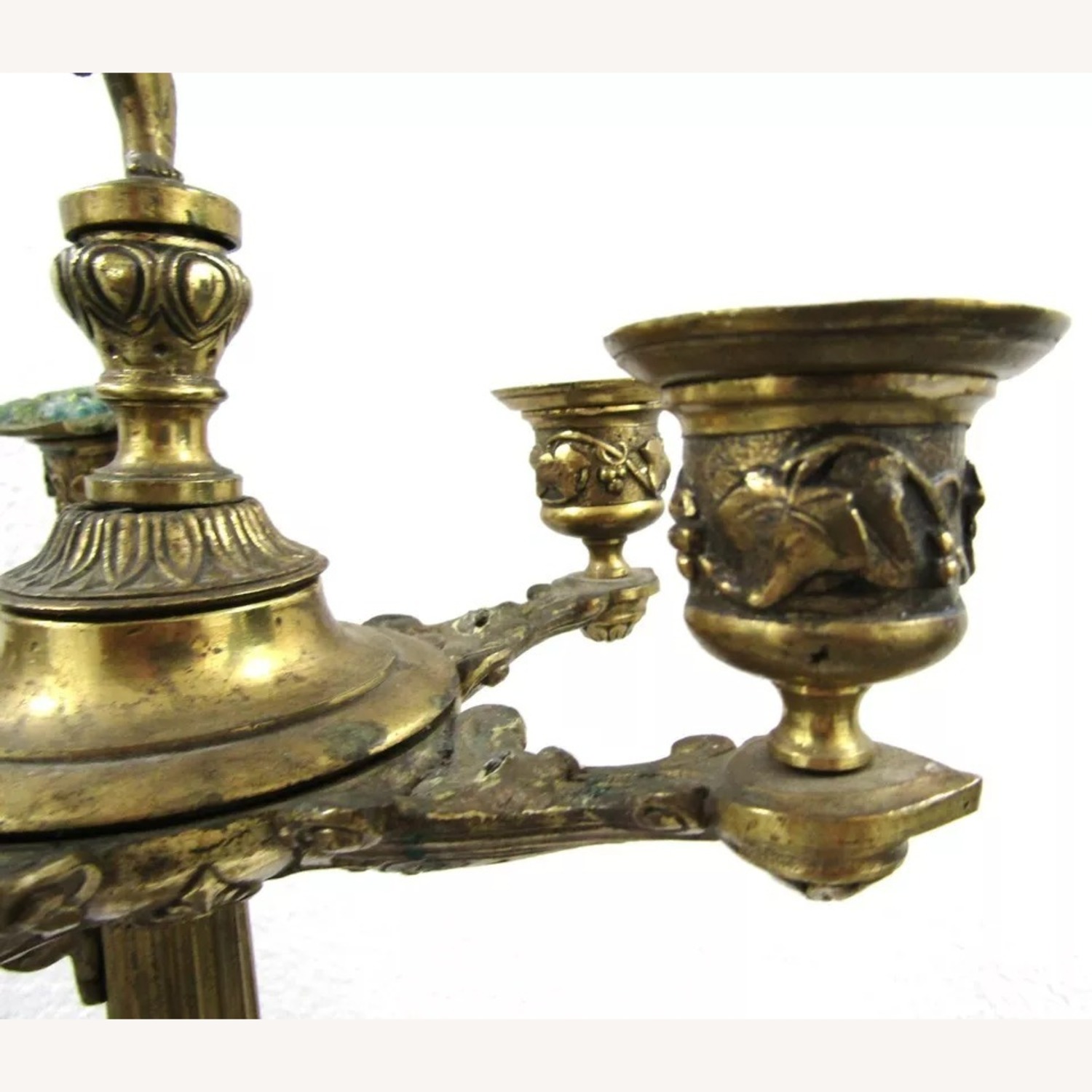 Pair Grand Tour Bronze Candelabra Barbedienne - image-8