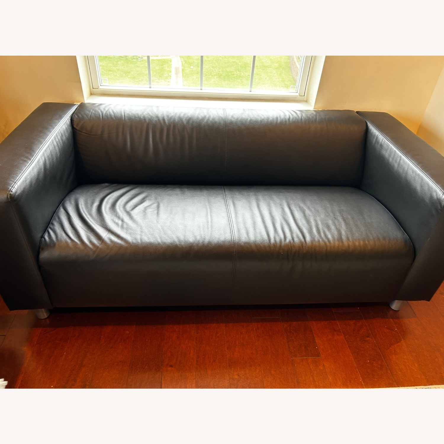 IKEA KLIPPAN Loveseat, Bomstad Black - image-1
