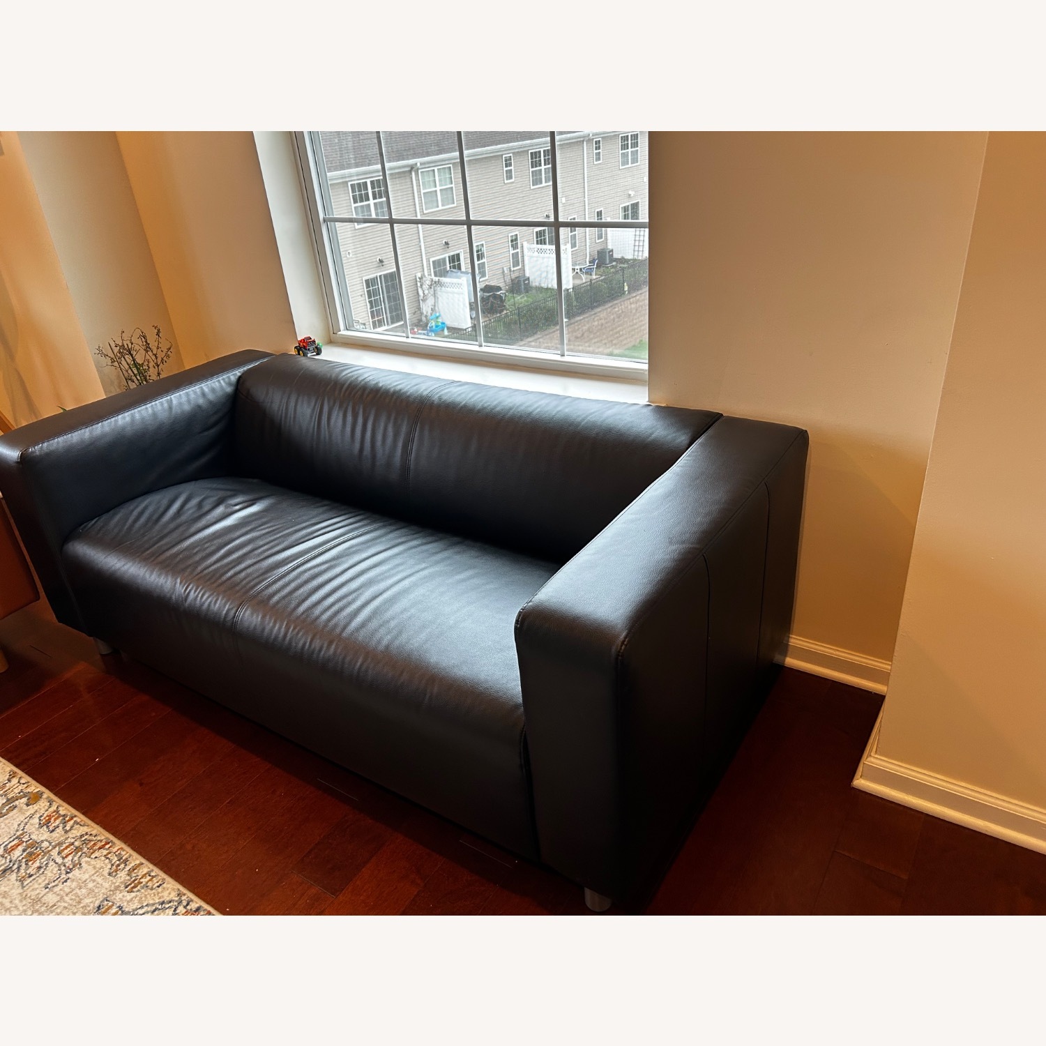 IKEA KLIPPAN Loveseat, Bomstad Black - AptDeco