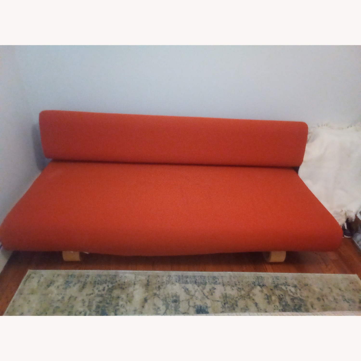Terra Cotta Changeable Cover Futon Sleeper - image-1