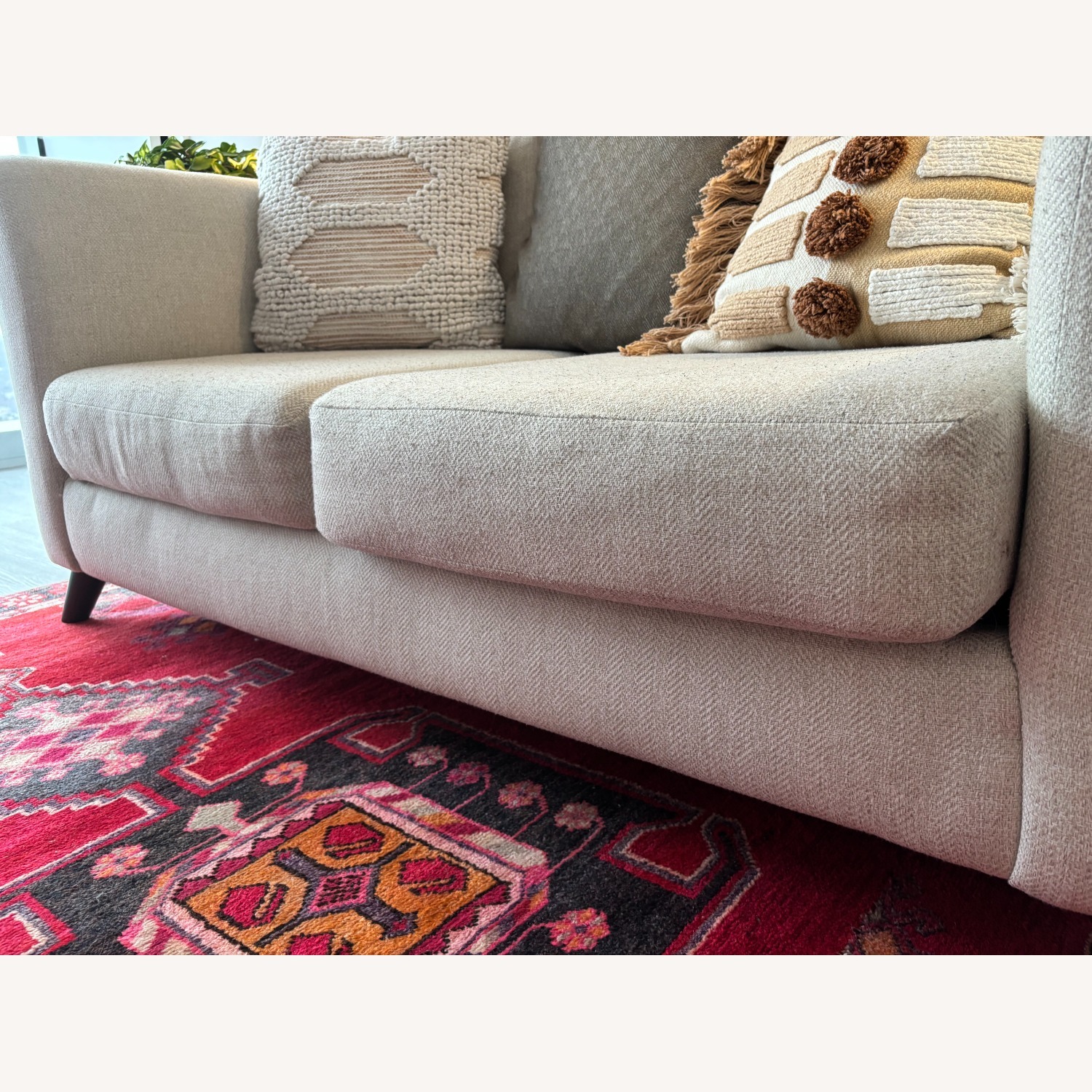 Grey Loveseat Couch  - image-3
