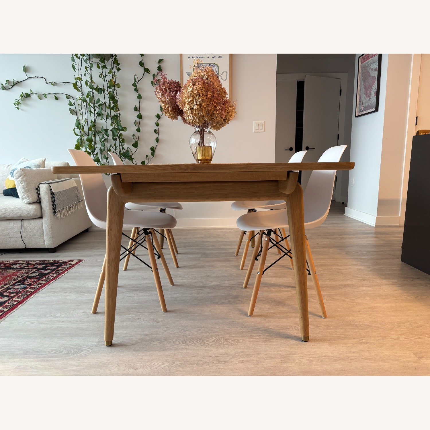 White Kitchen Dining Chairs - image-1