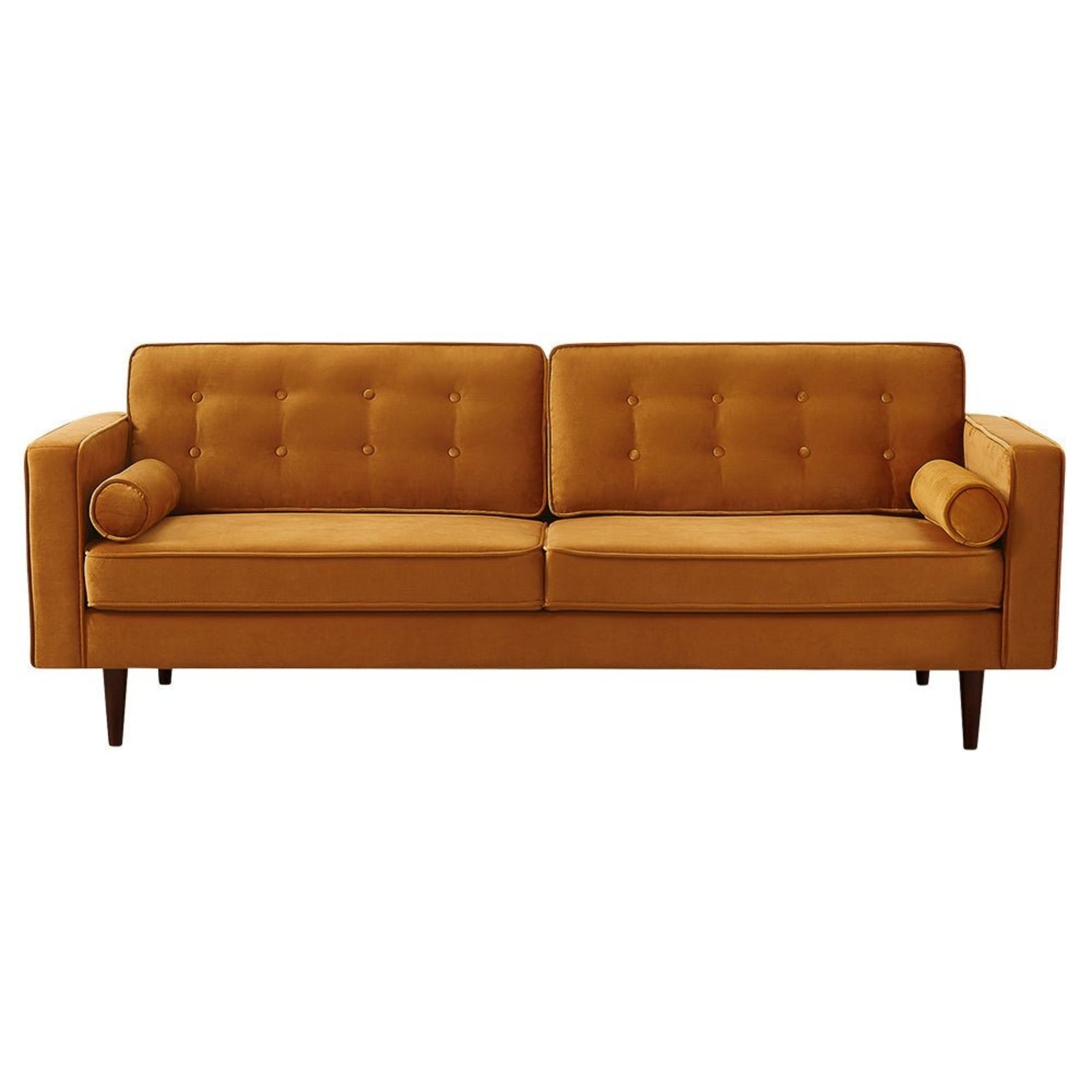 Midinmod Kirby Sofa (Burnt Orange Velvet) - image-4