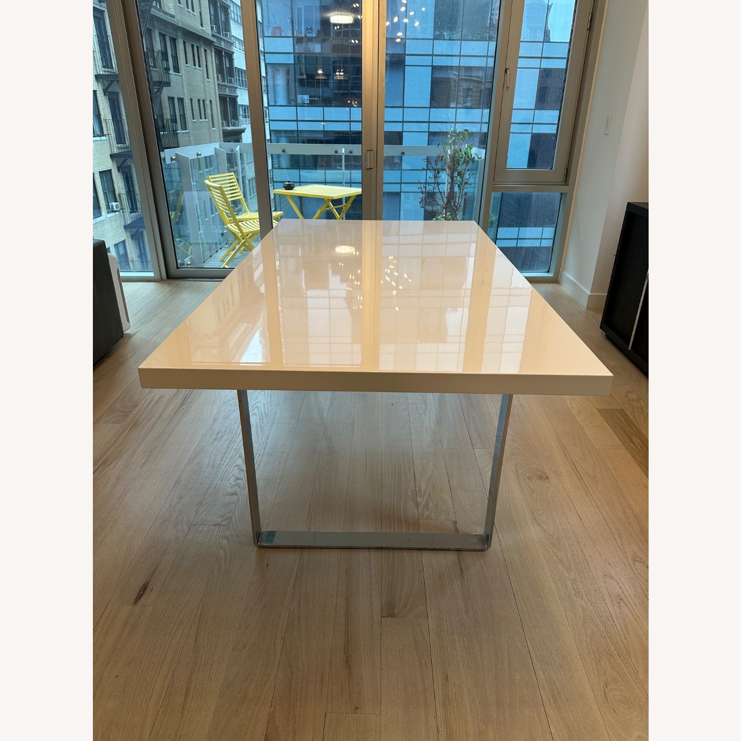 Sohoconcept Bosphorus White Gloss Dining Table - image-3