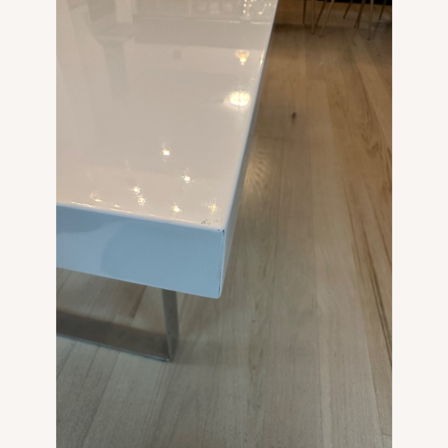 Sohoconcept Bosphorus White Gloss Dining Table - image-4