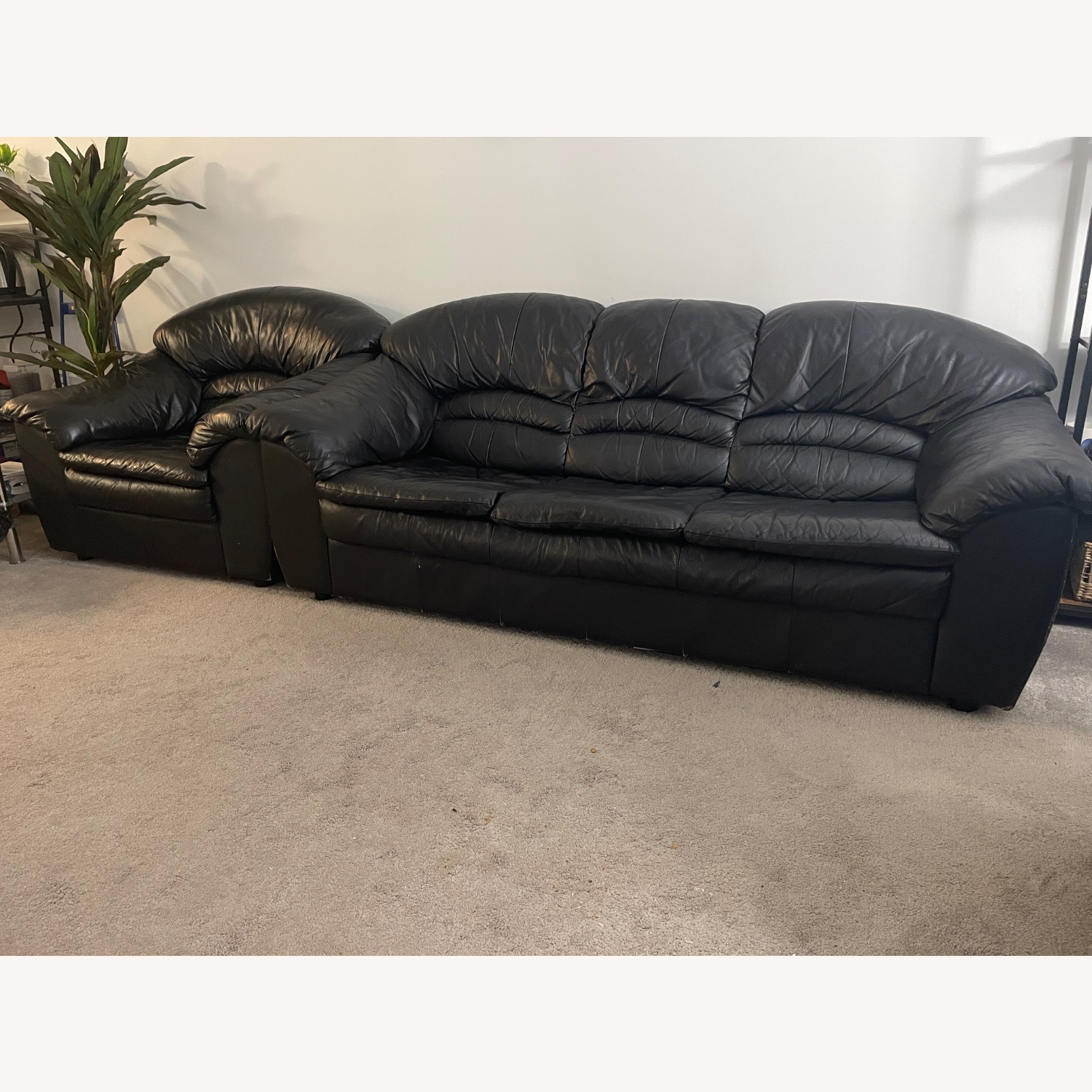 Leather Sofa  - image-1