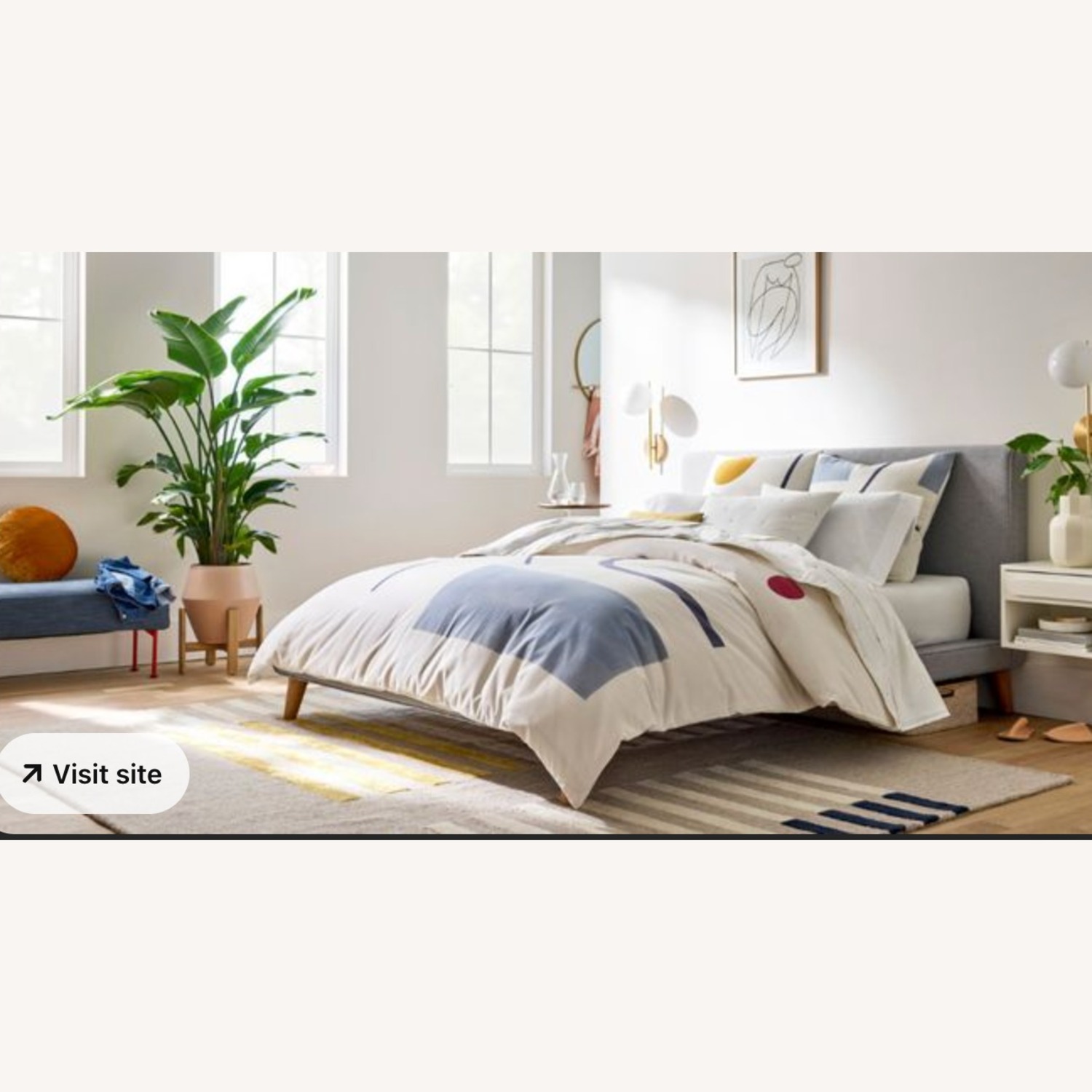 West Elm Wool Designer Lindsay Stead Kista Rug 8X10 - image-2