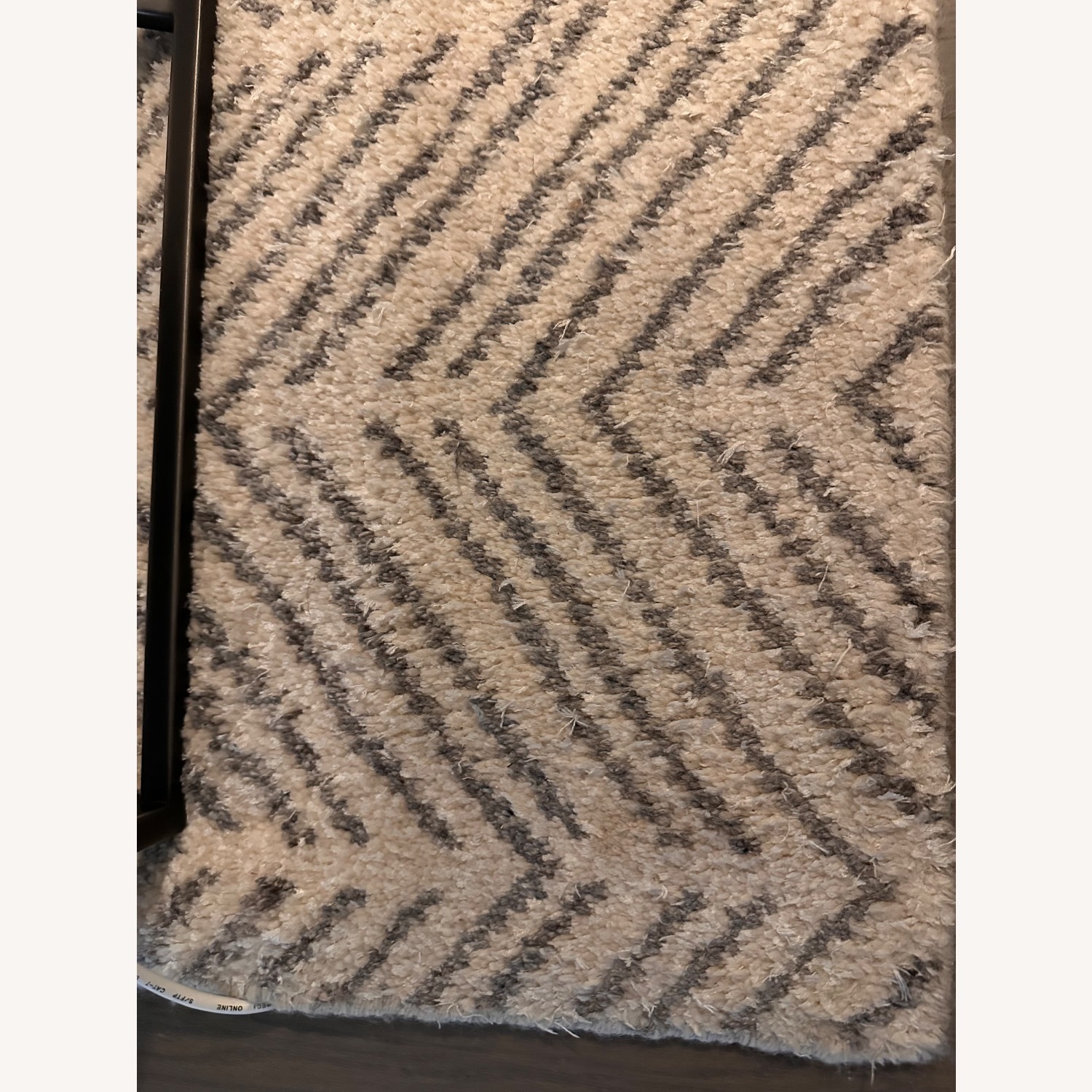 Restoration Hardware Alia Rug White/Silver - image-1