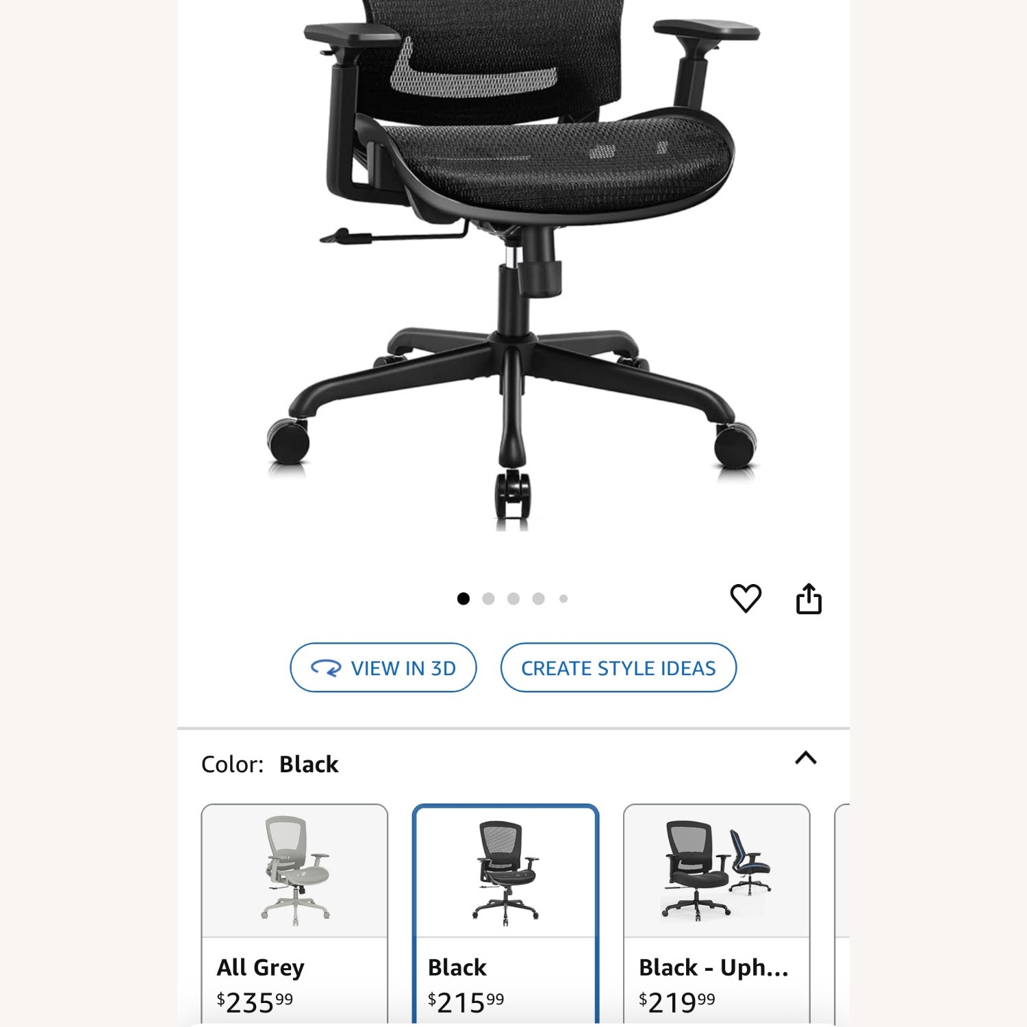 Best Home Home Office Lumbar Massager Office Ergonomic Desk Chair - image-3