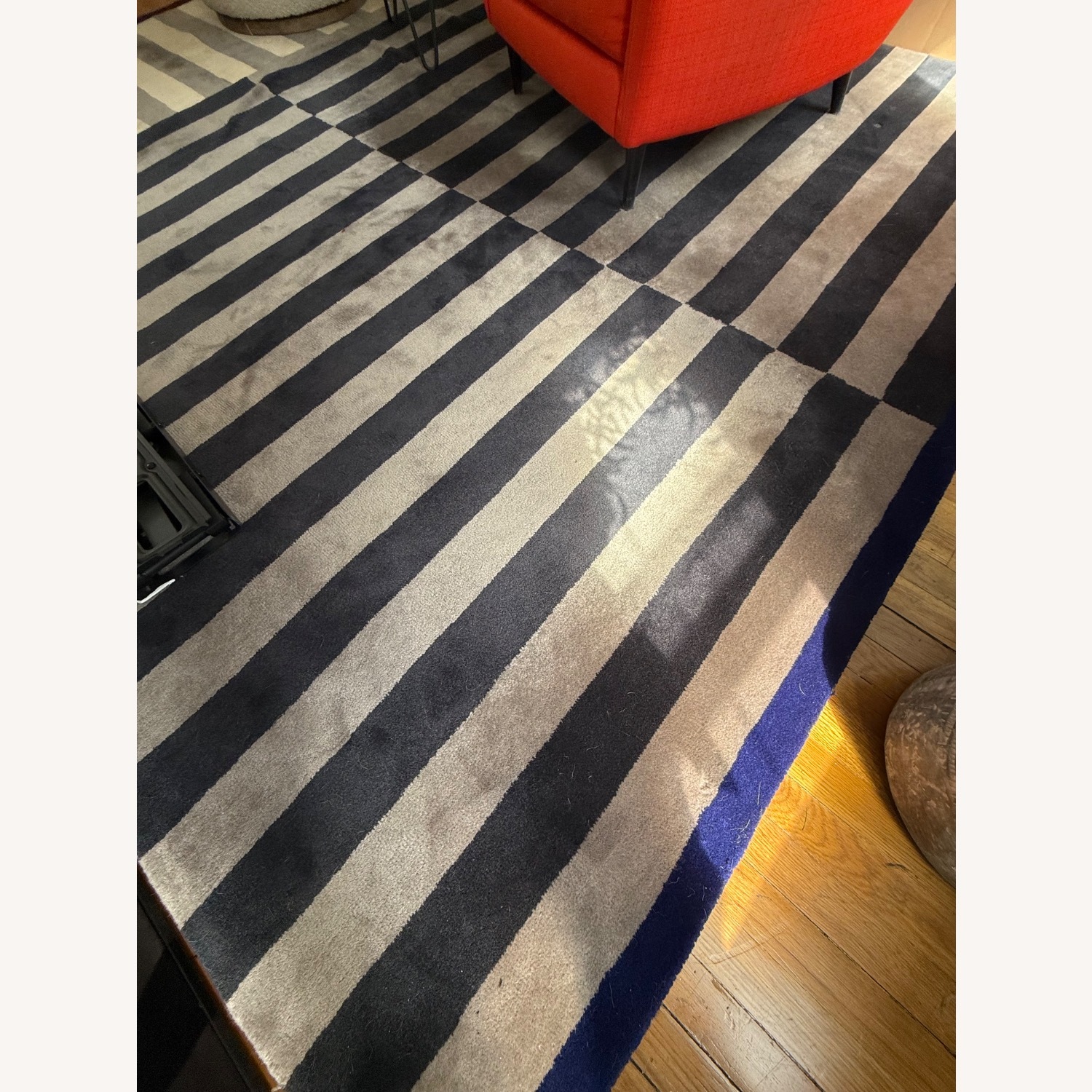 Hem Striped Area Rug - image-3