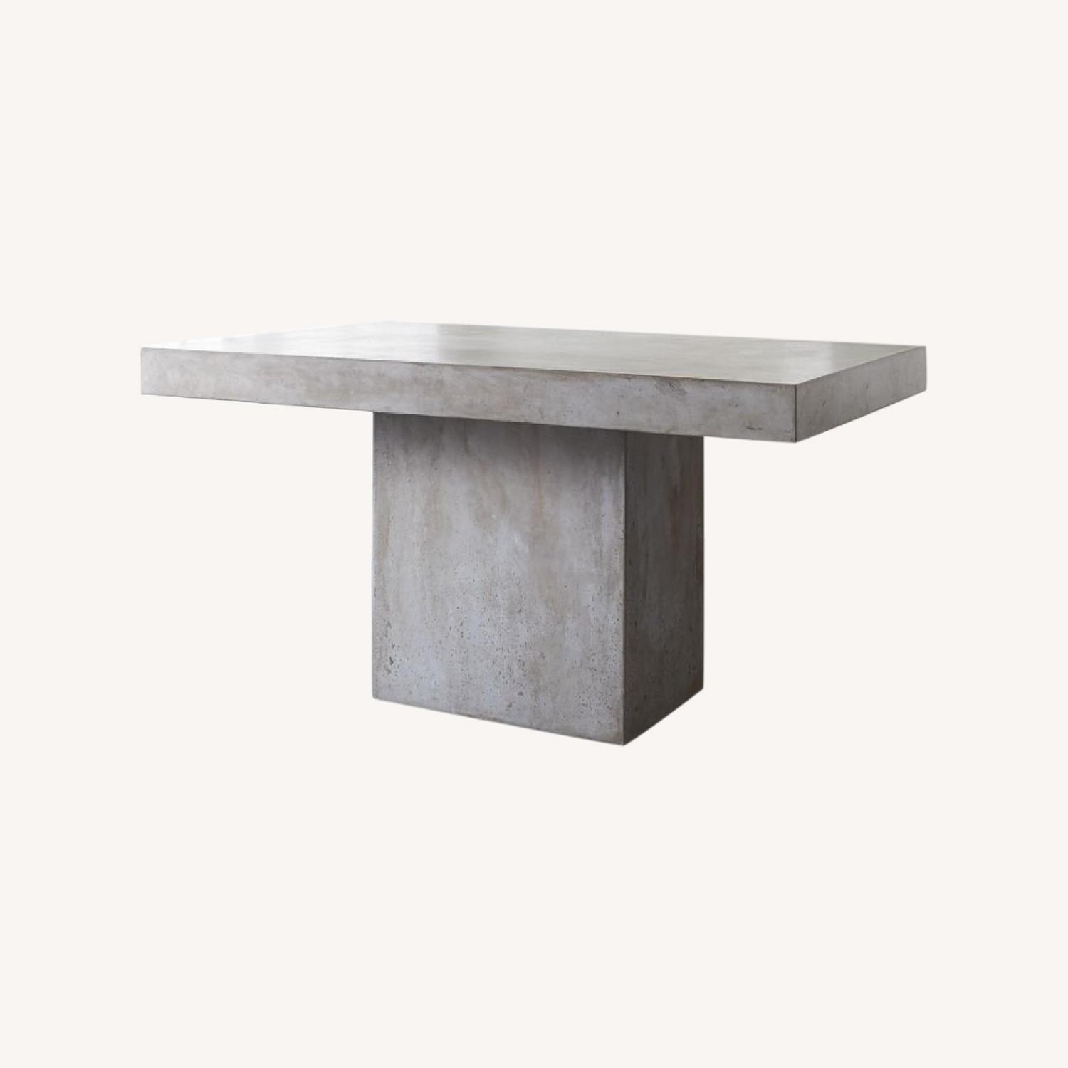 CB2 Fuze Concrete Table - image-0