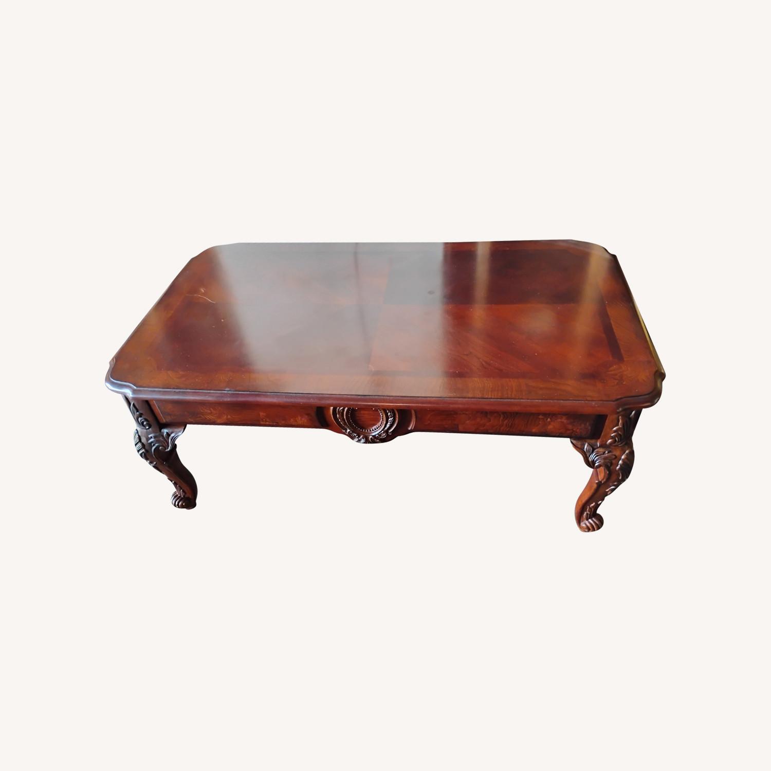 Michael Amini Ornate Coffee Table - image-0