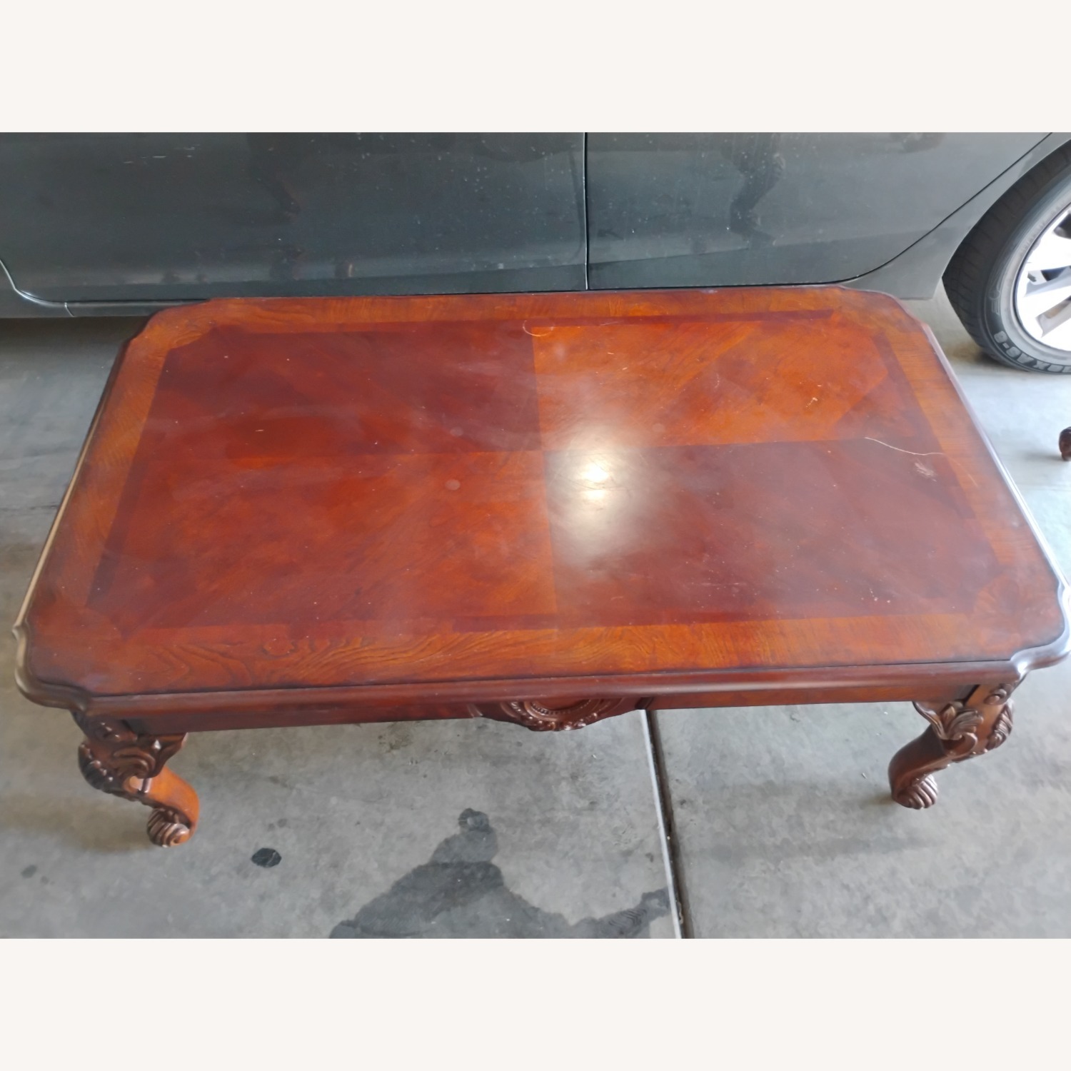 Michael Amini Ornate Coffee Table - image-1