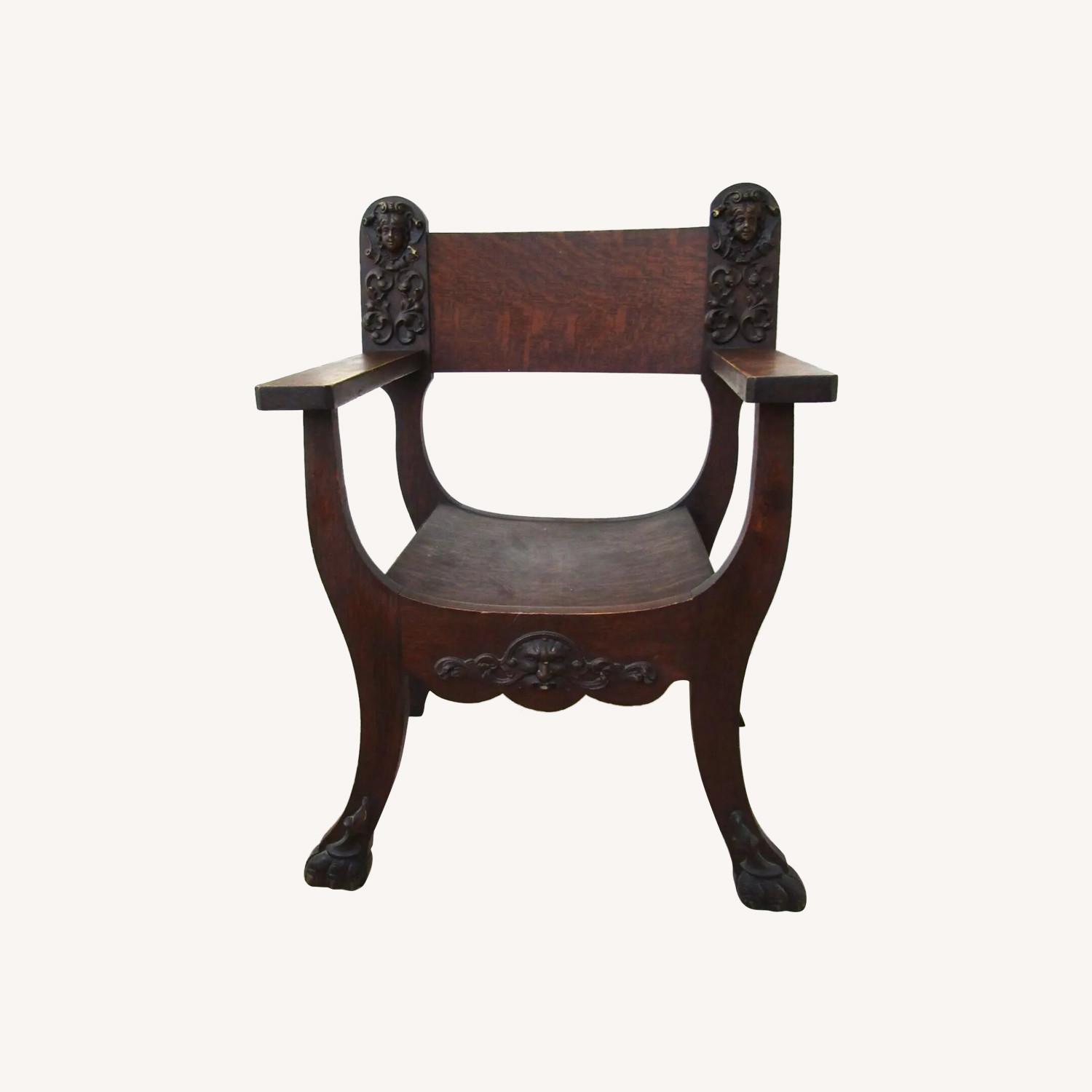 19th Century Spanish Colonial Armchair - image-0