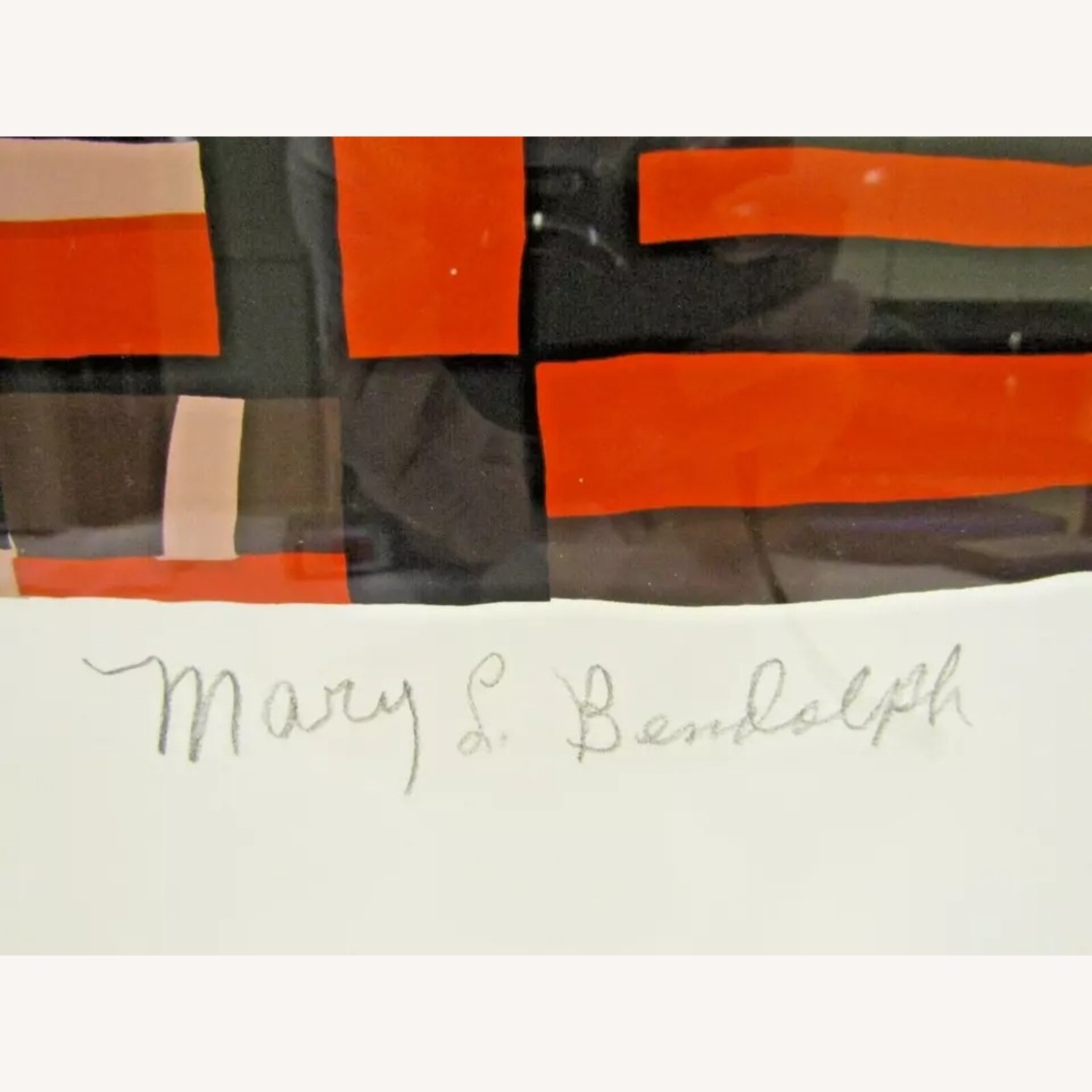 Framed Mary Lee Bendolph Etching Pencil Signed - image-3