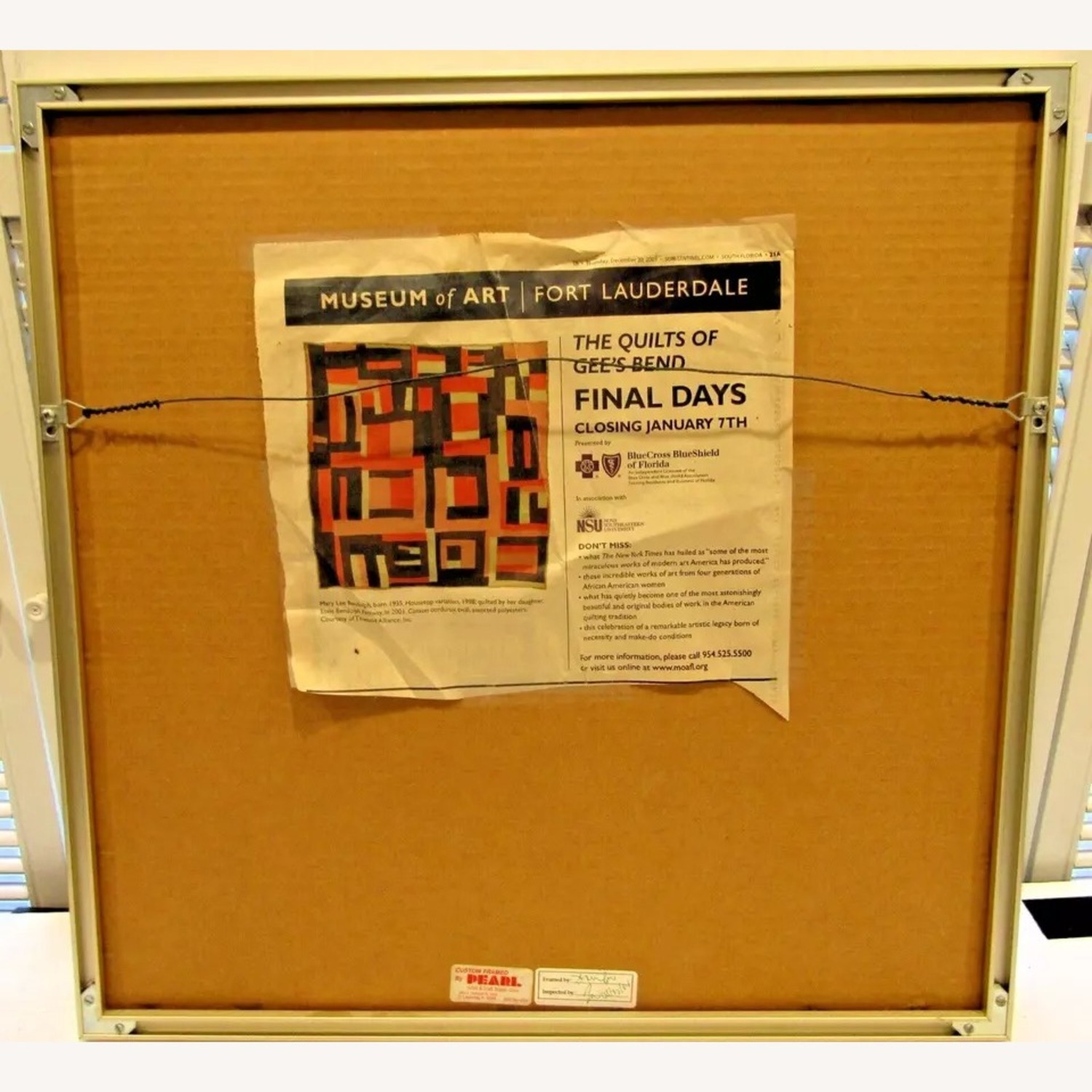 Framed Mary Lee Bendolph Etching Pencil Signed - image-4