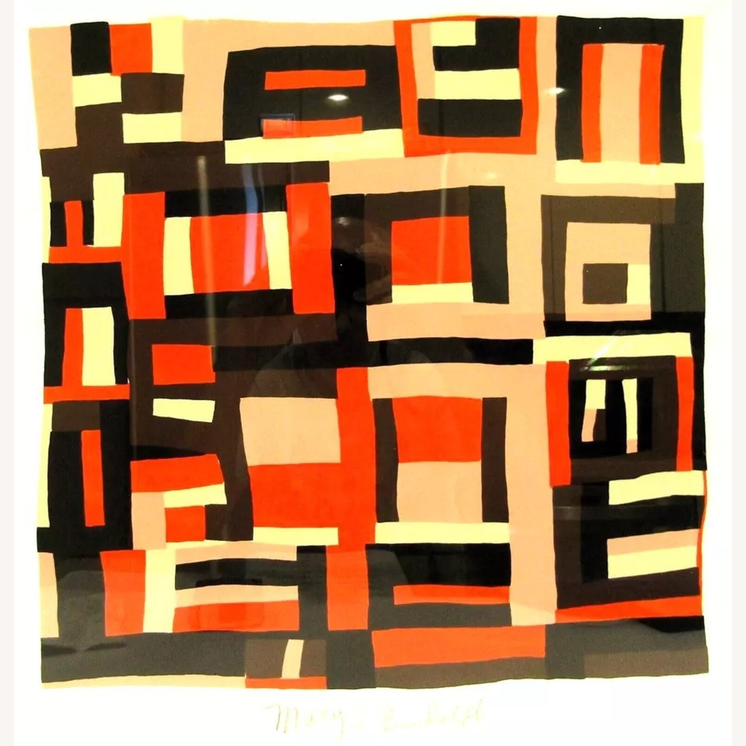 Framed Mary Lee Bendolph Etching Pencil Signed - image-2