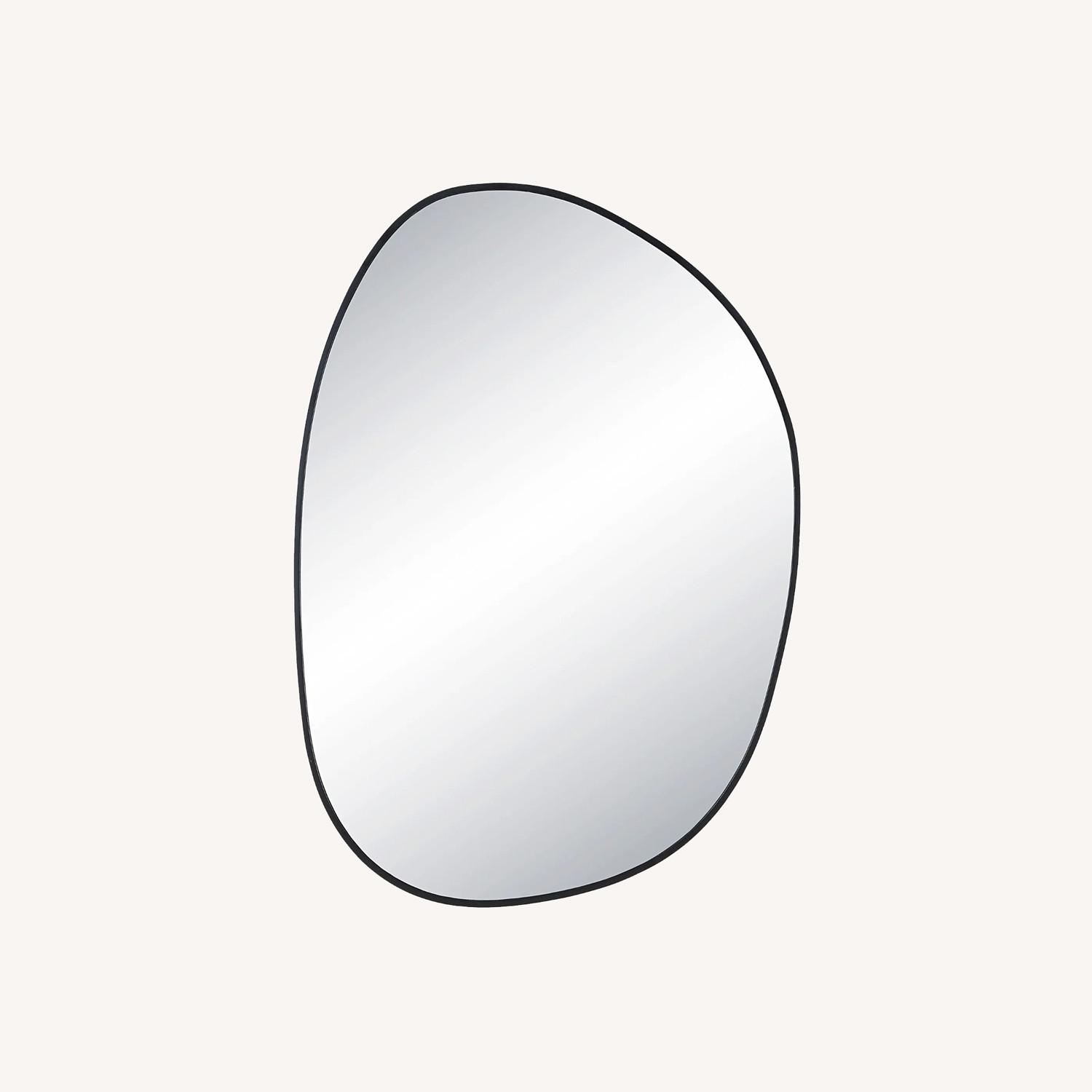 Bozeman Oval Mirror In Iron Matte Black - image-0