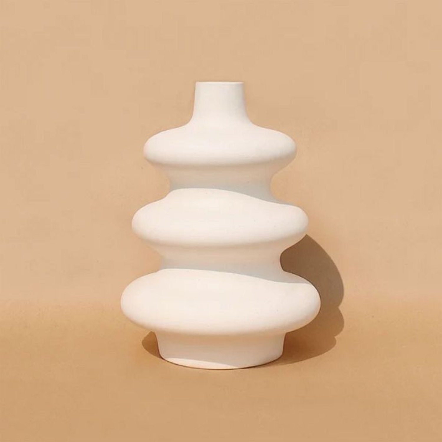 West Elm Osmos White Mezo Vase Large - image-1