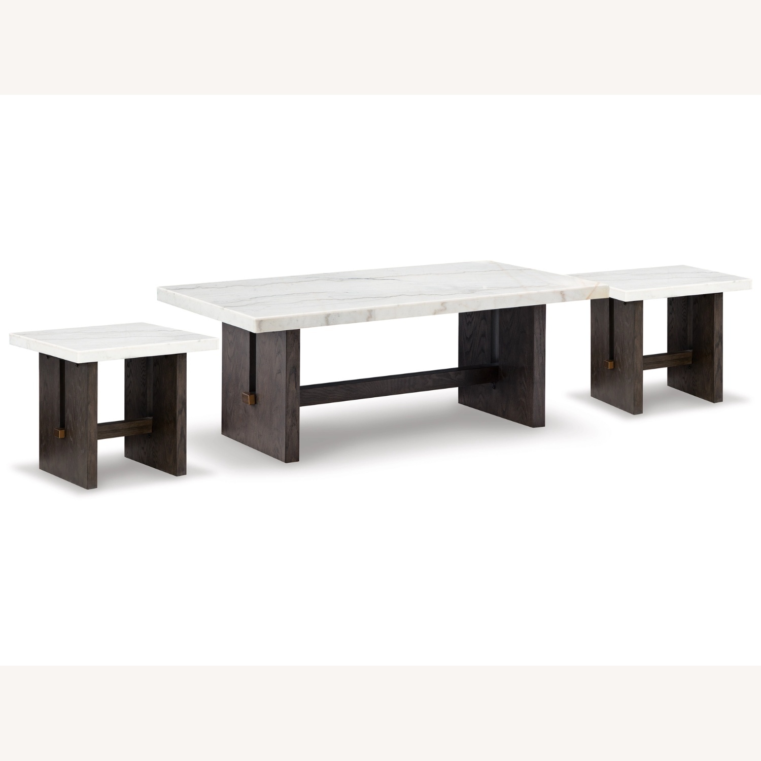 Burkhaus Coffee Table with 2 End Tables - image-7