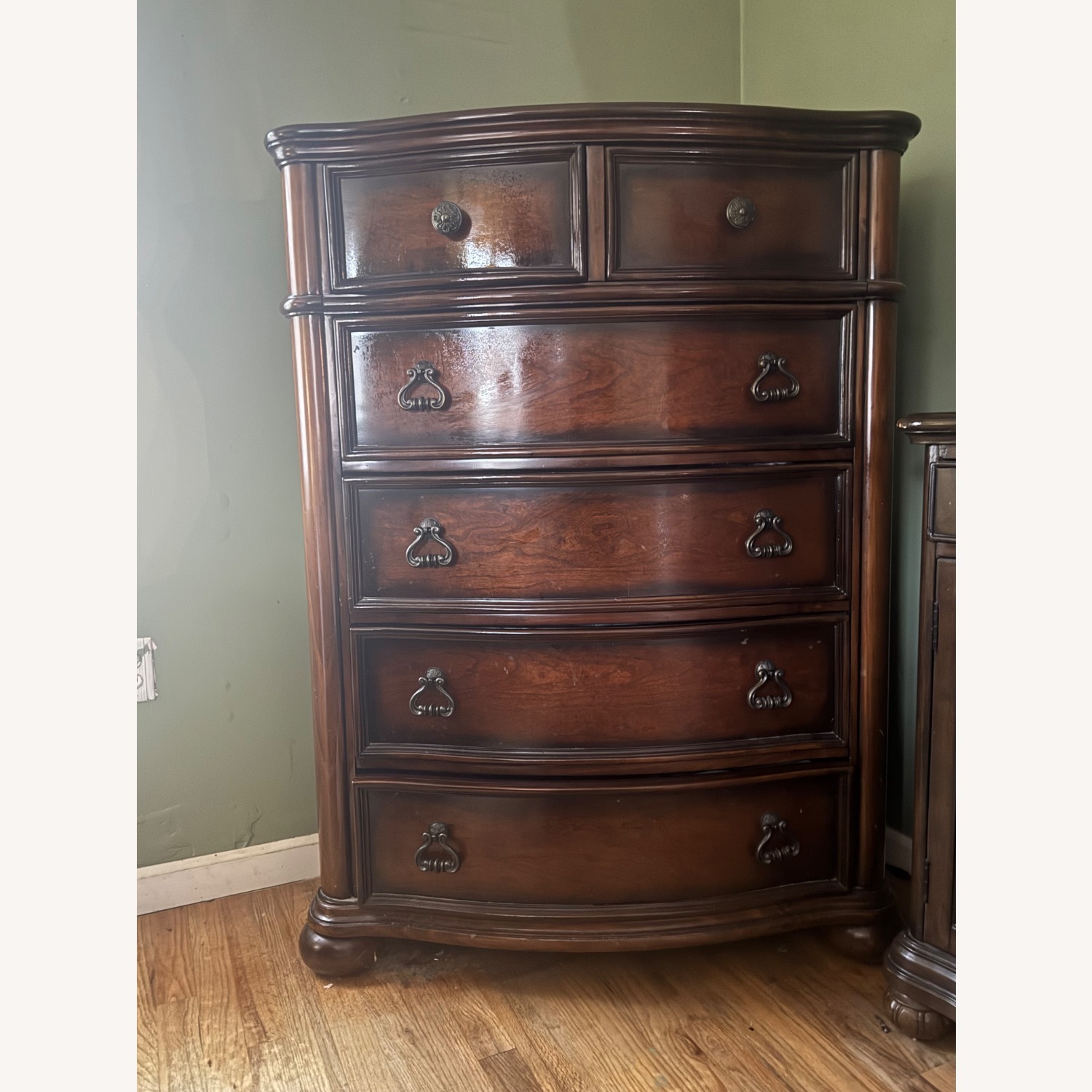 Wayfair Cherry Tall Dresser - image-1