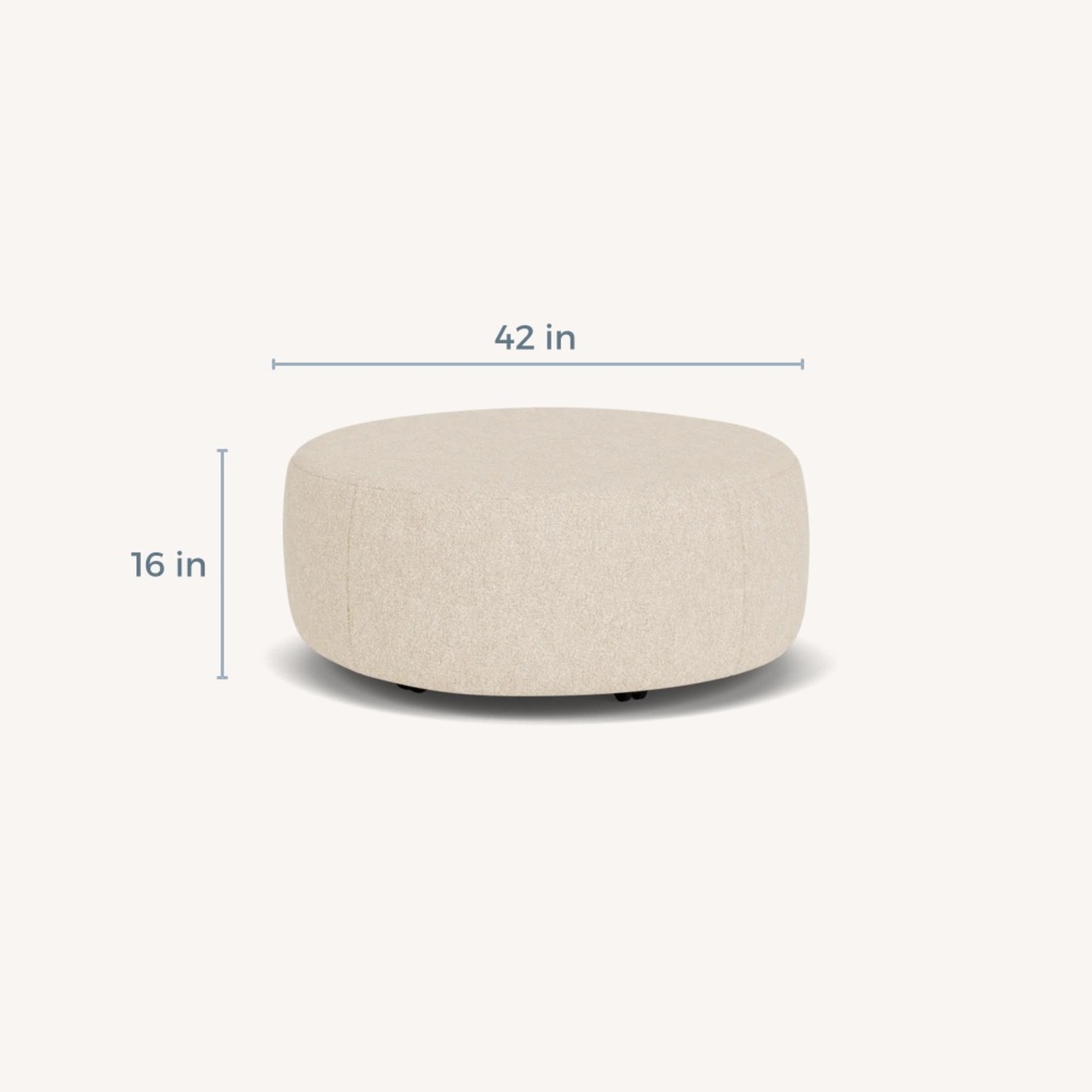 Room & Board Lind Ottoman Large - image-2