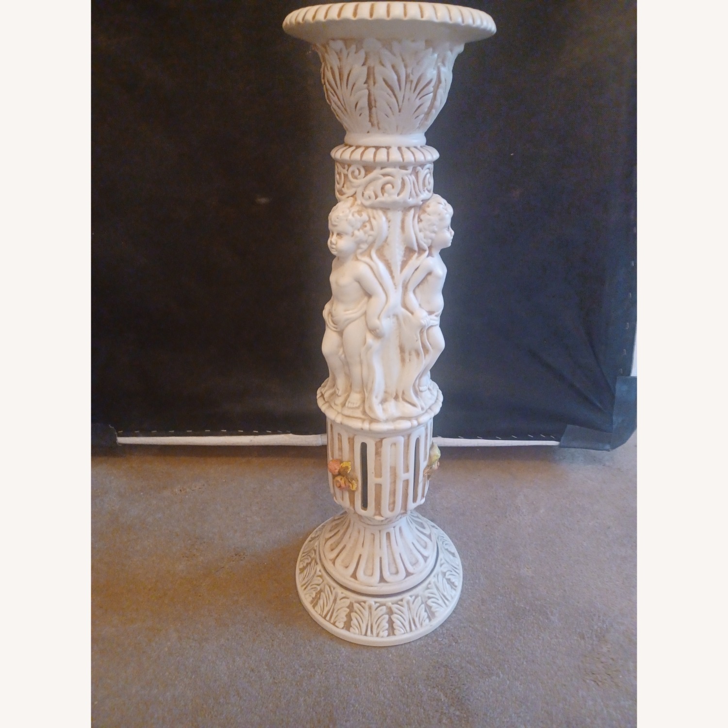 Vintage Plant Vase Stand - image-0