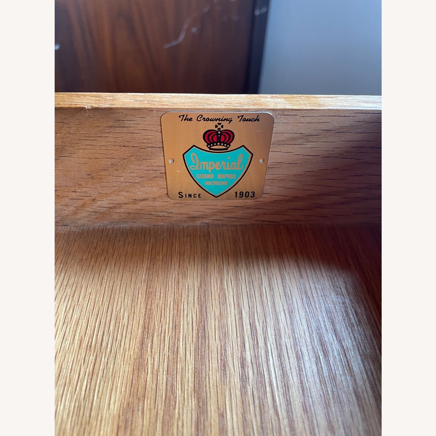 Mahogany and Cane Side Table - image-7
