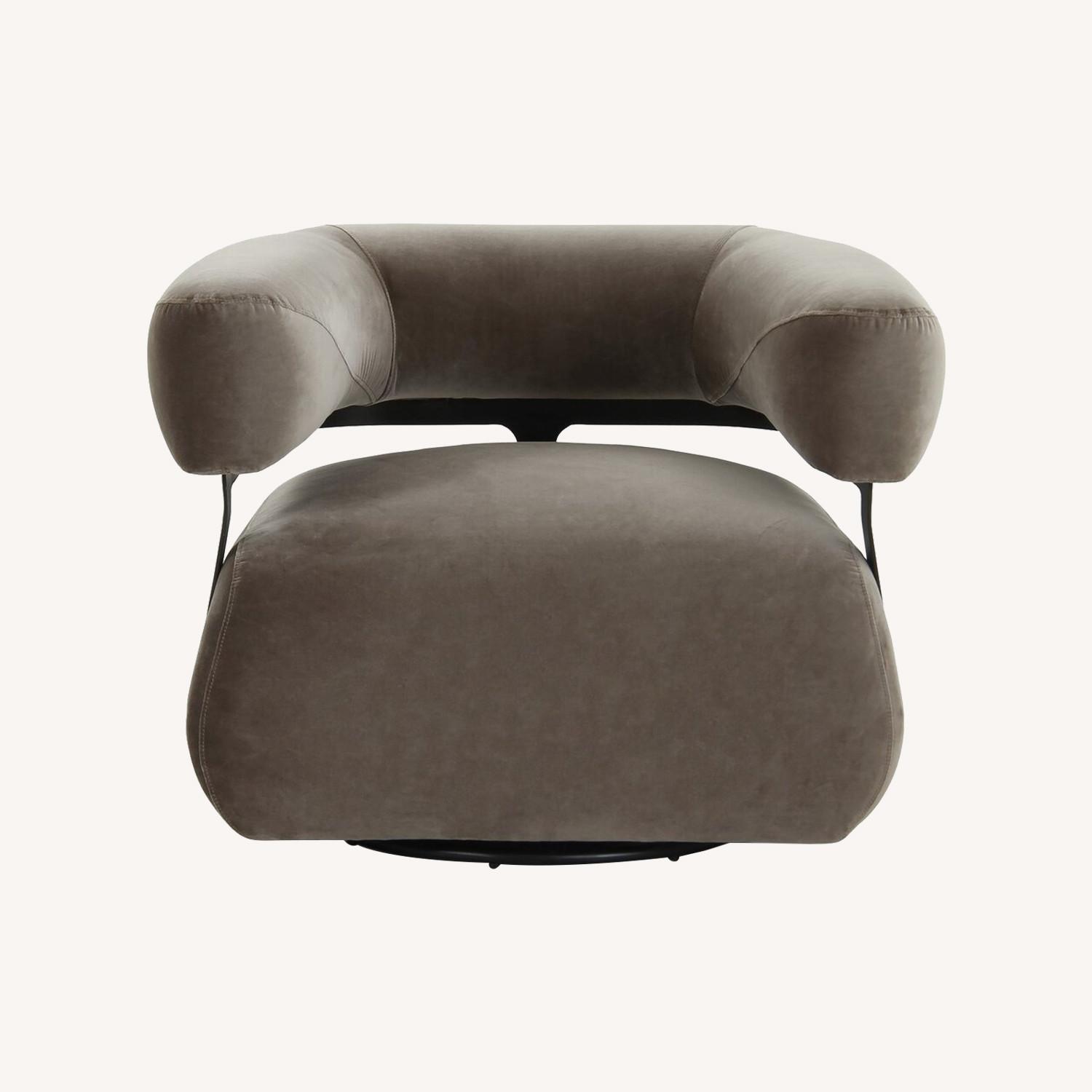 Four Hands Gareth Surrey Fossil Swivel Chair - image-0