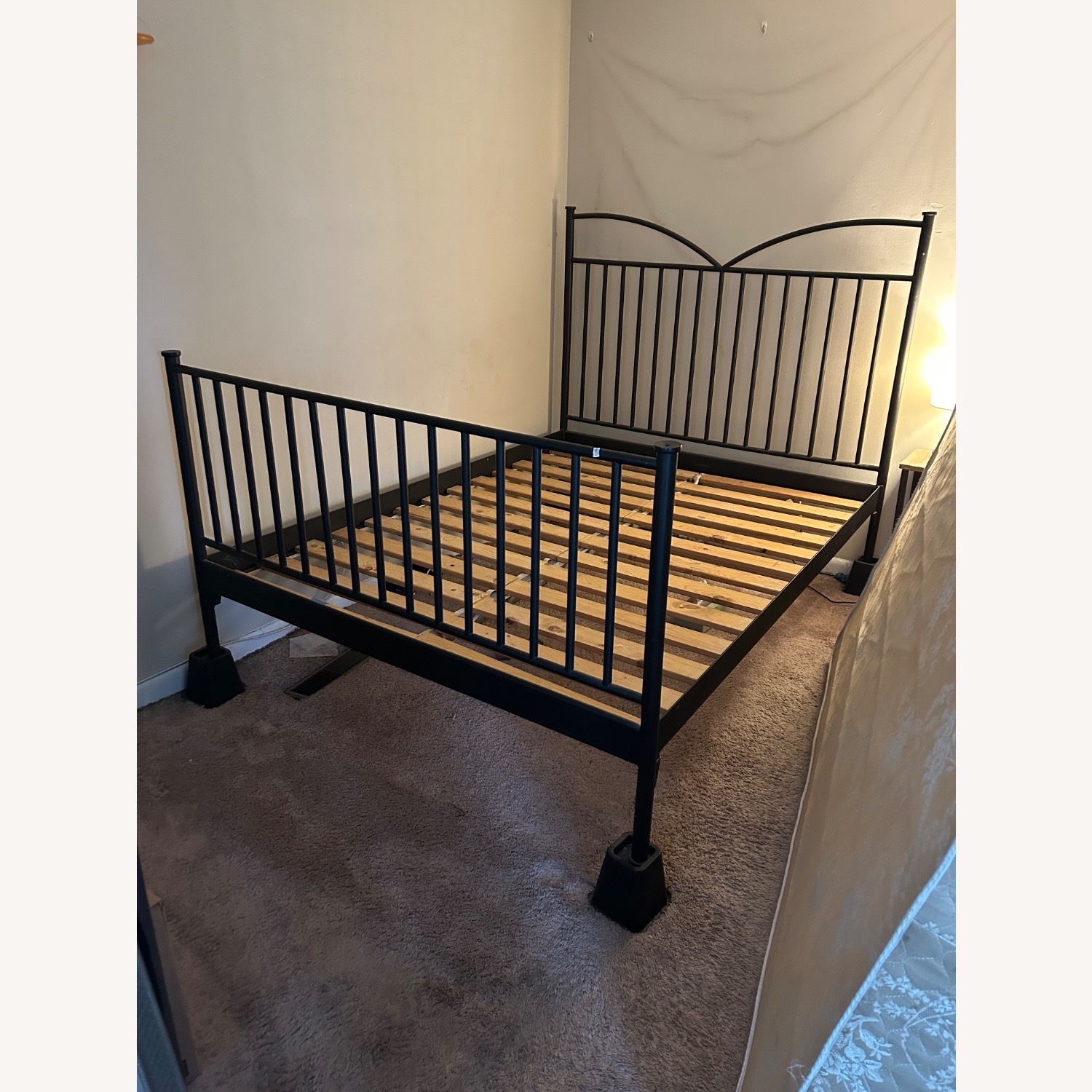 Queen Bed Frame W Head and Foot Set - image-1