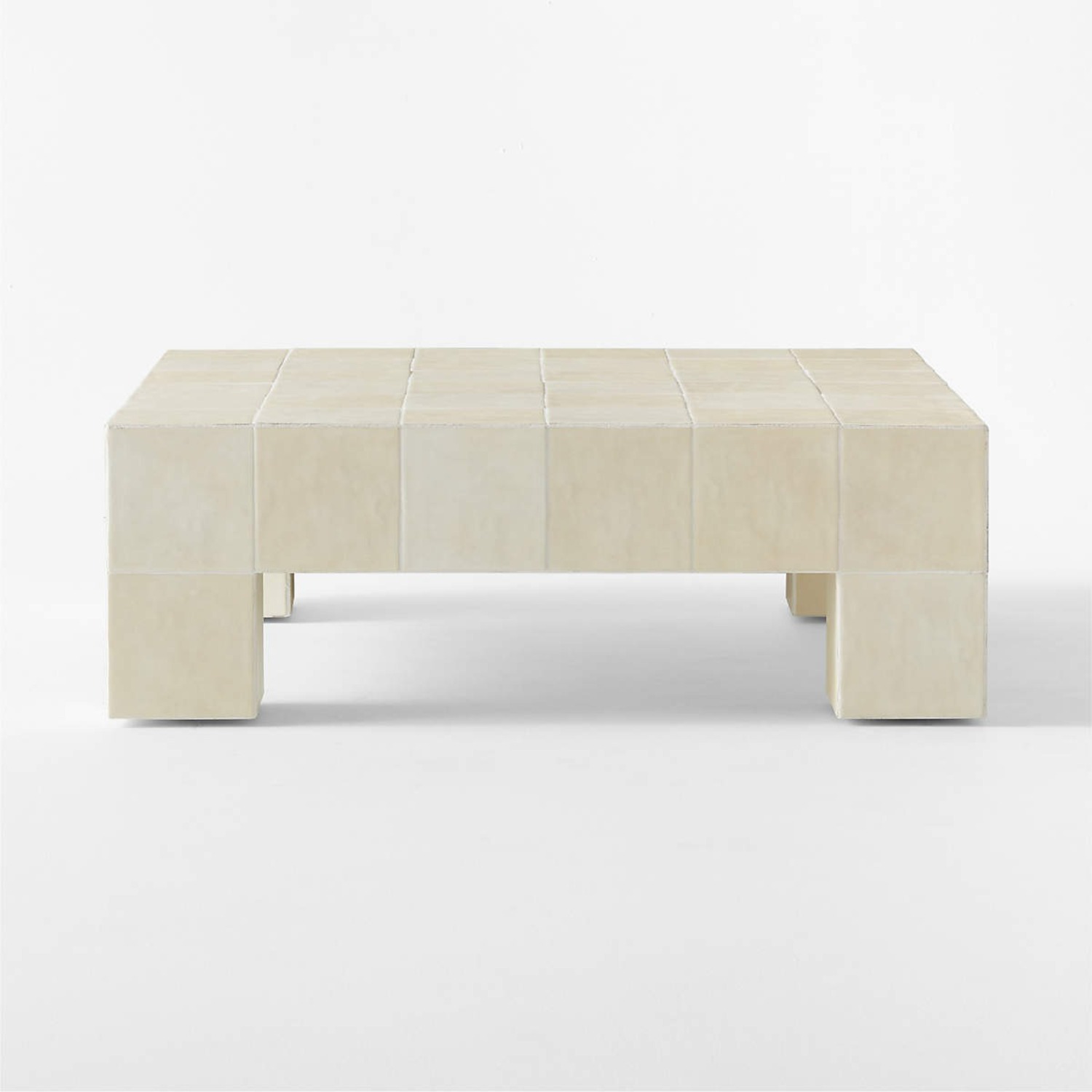 CB2 Cubo Ceramic Indoor/Outdoor Coffee Table - image-7