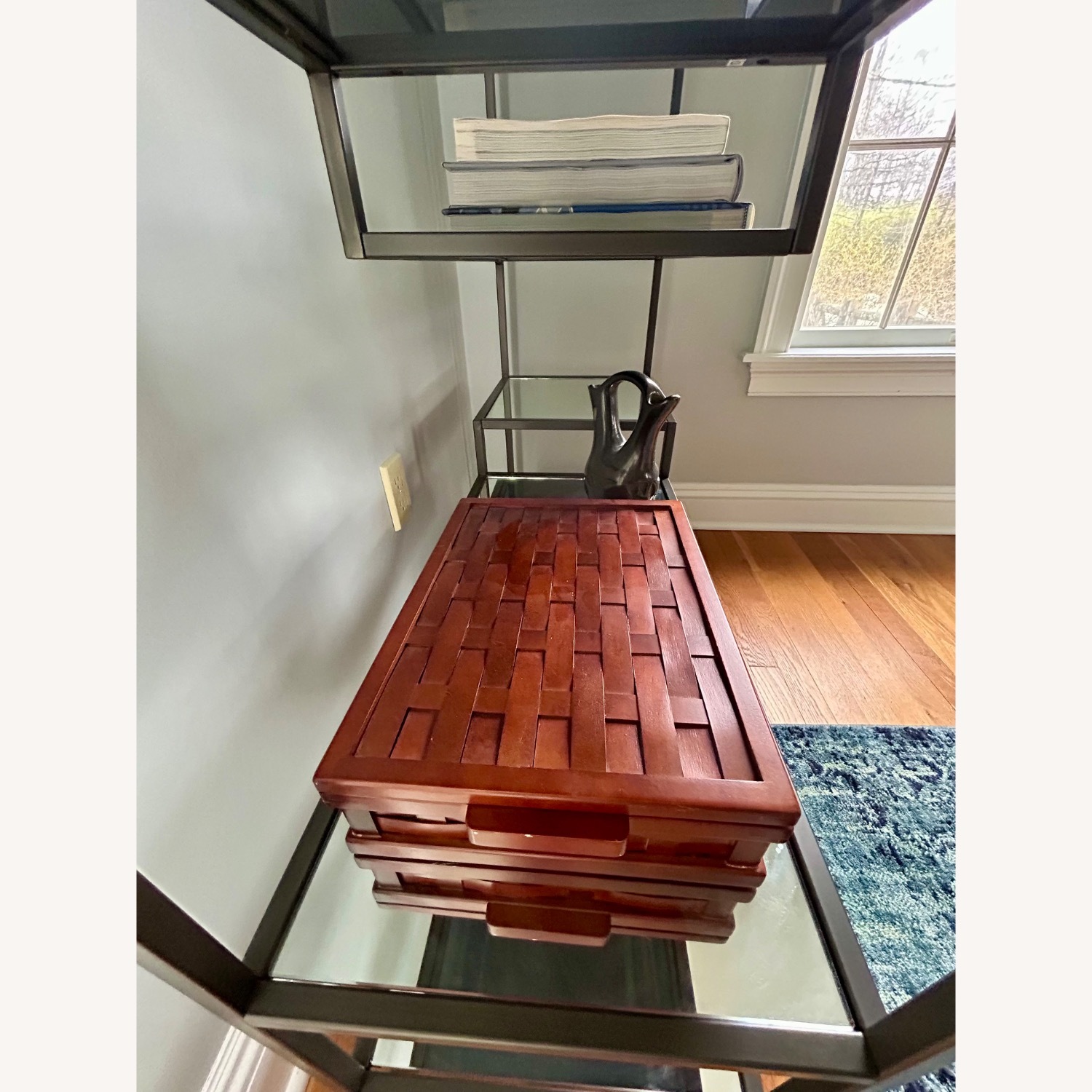 West Elm Tiered Tower Bookcase - Antique Bronze  - image-3