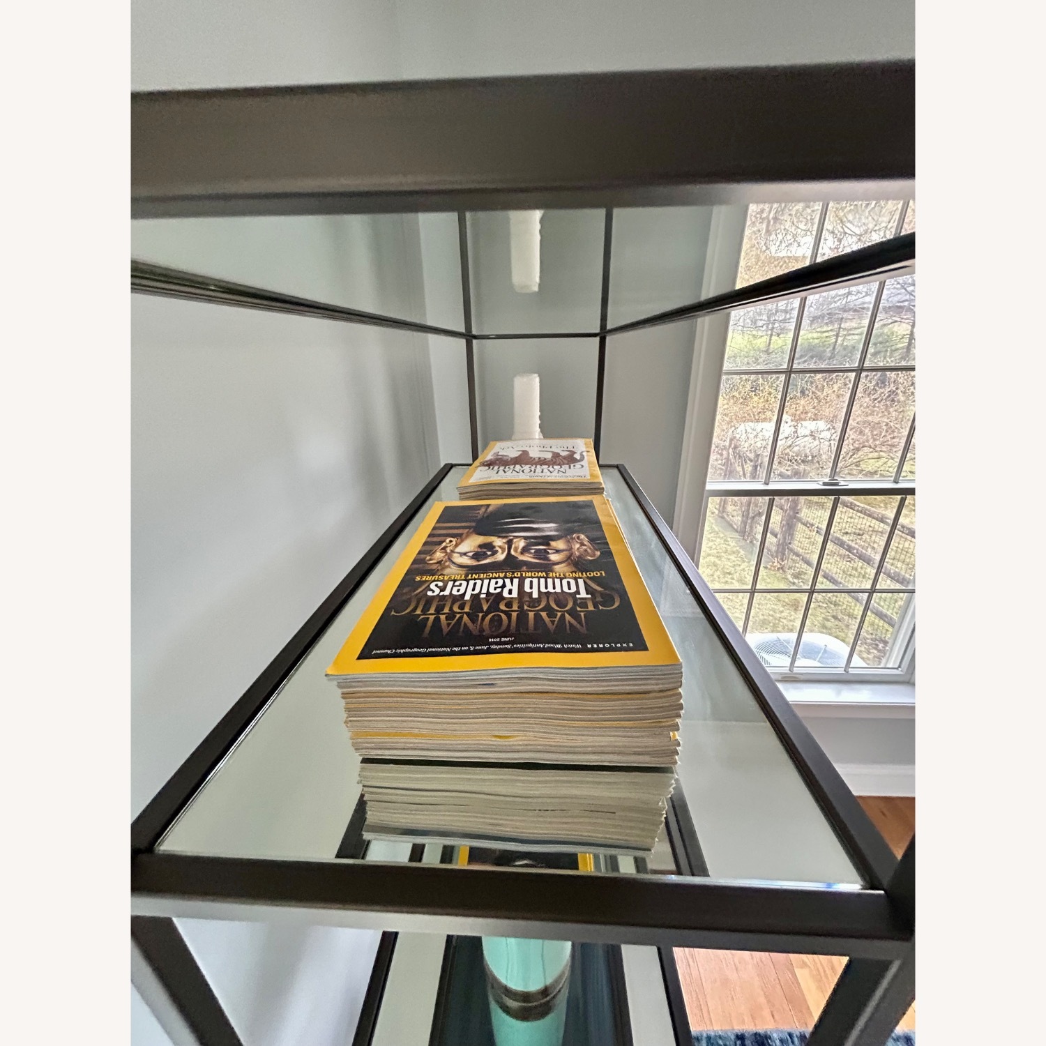 West Elm Tiered Tower Bookcase - Antique Bronze  - image-6