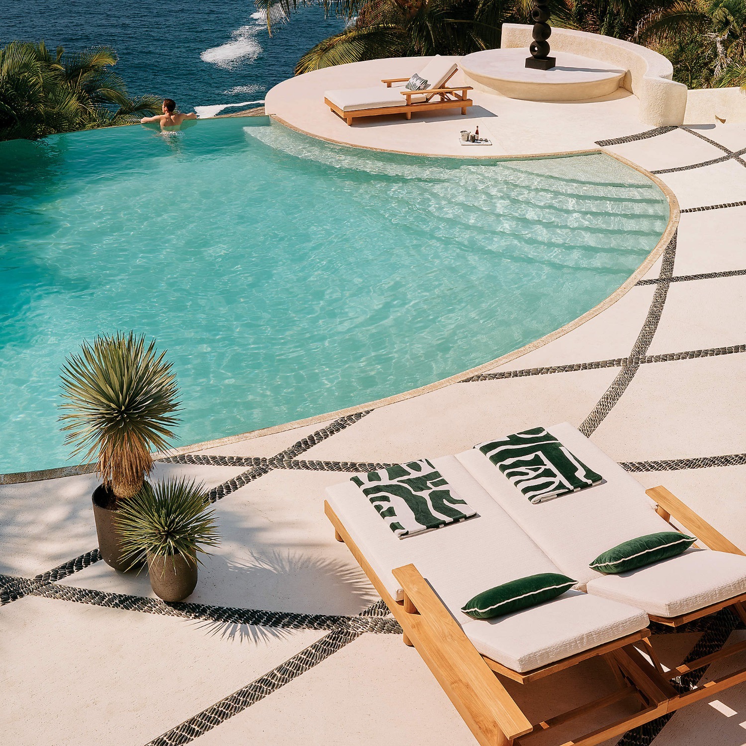 CB2 Seminyak Black Indoor/Outdoor Planter (Large) - image-7