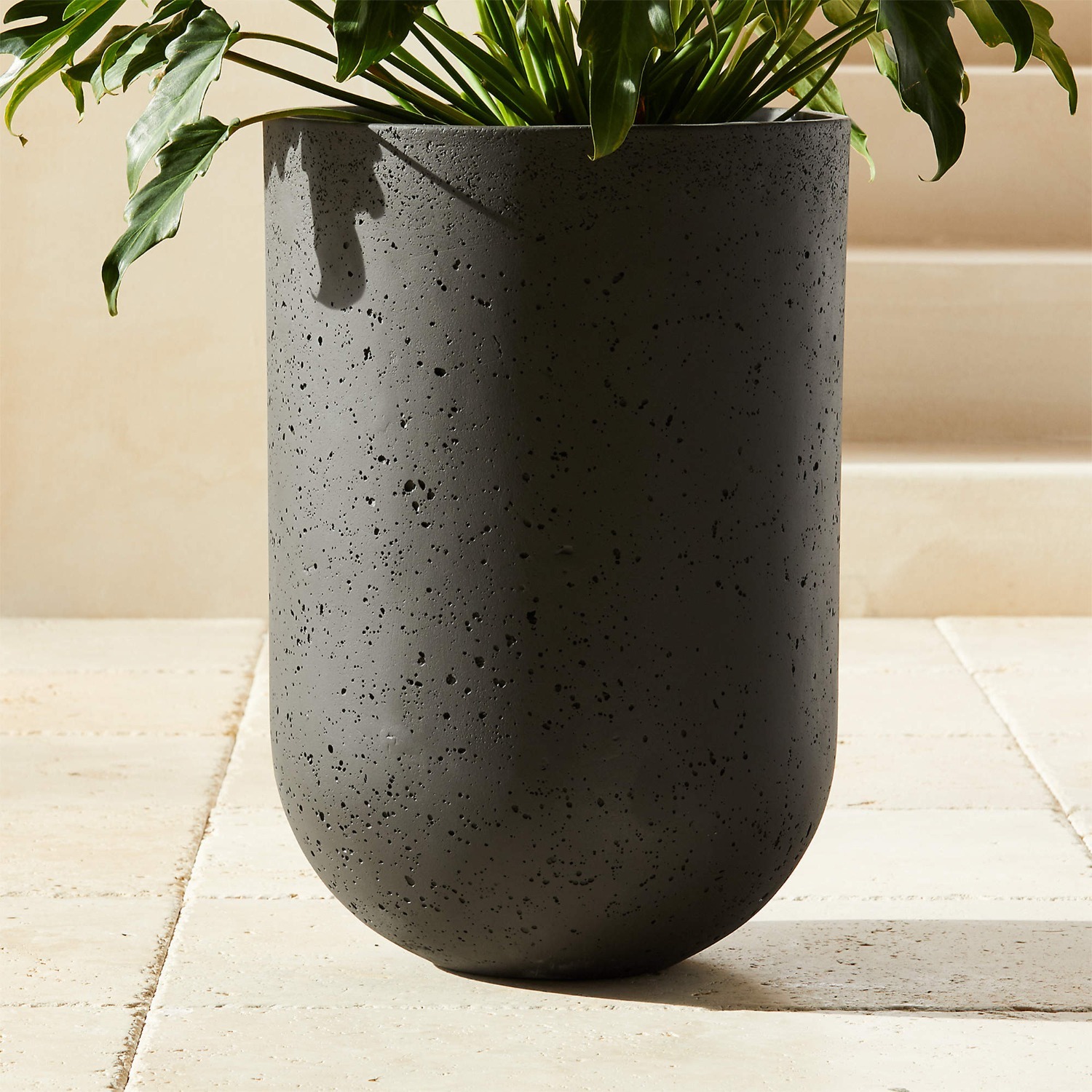CB2 Seminyak Black Indoor/Outdoor Planter (Large) - image-9