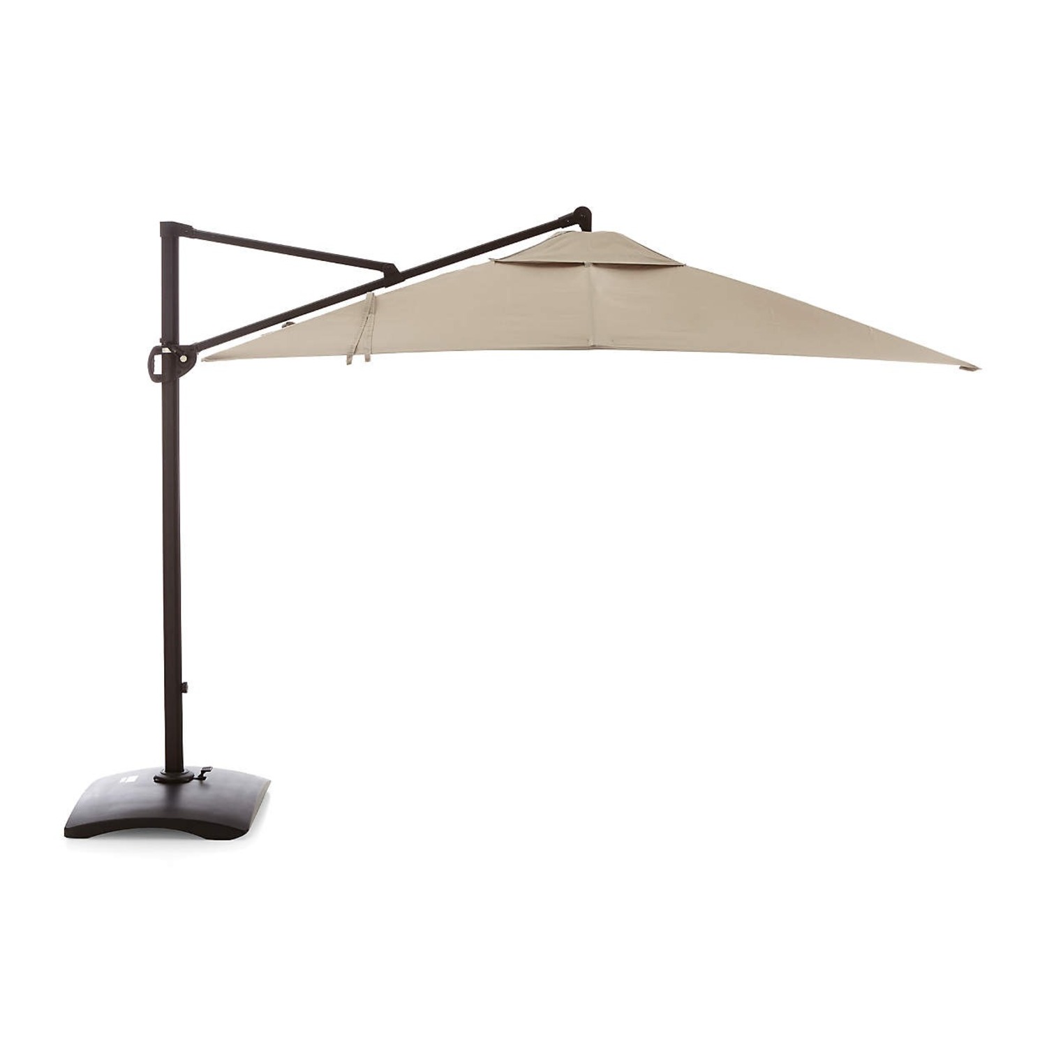 Crate & Barrel 10' Sunbrella Cantilever Umbrella - image-1