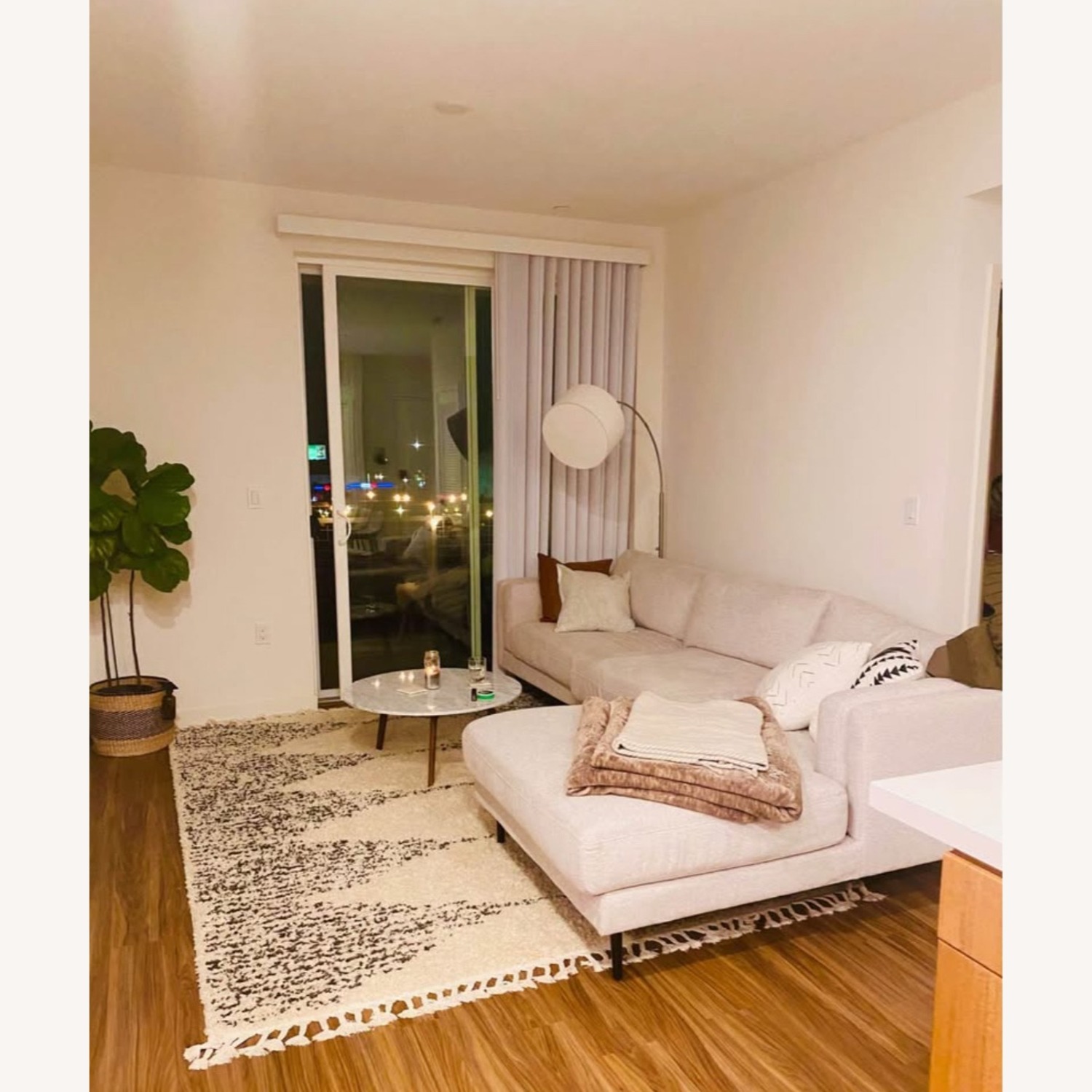 Living Spaces Sectional Sofa - image-4