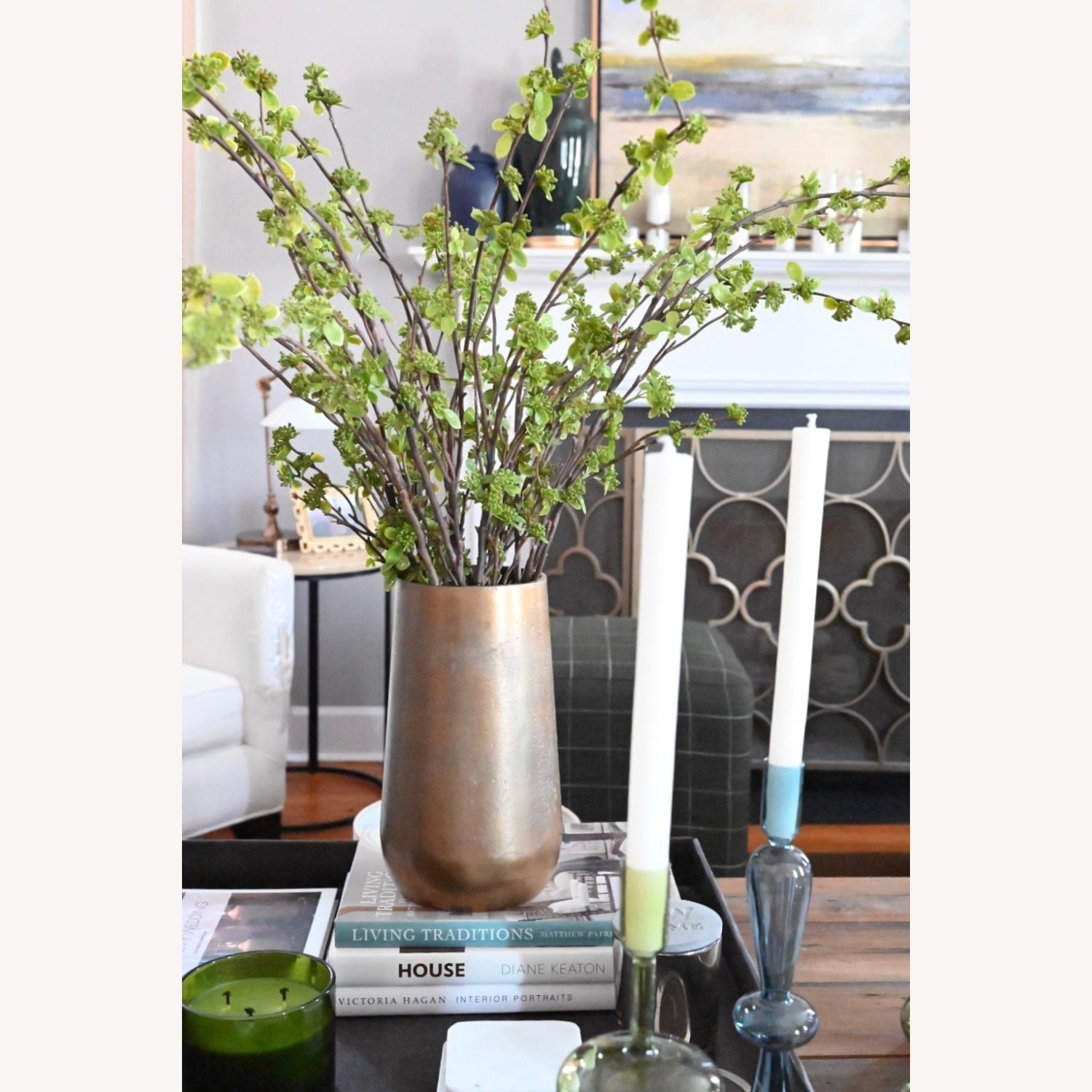 Afloral Faux Branch with Green Buds - image-7
