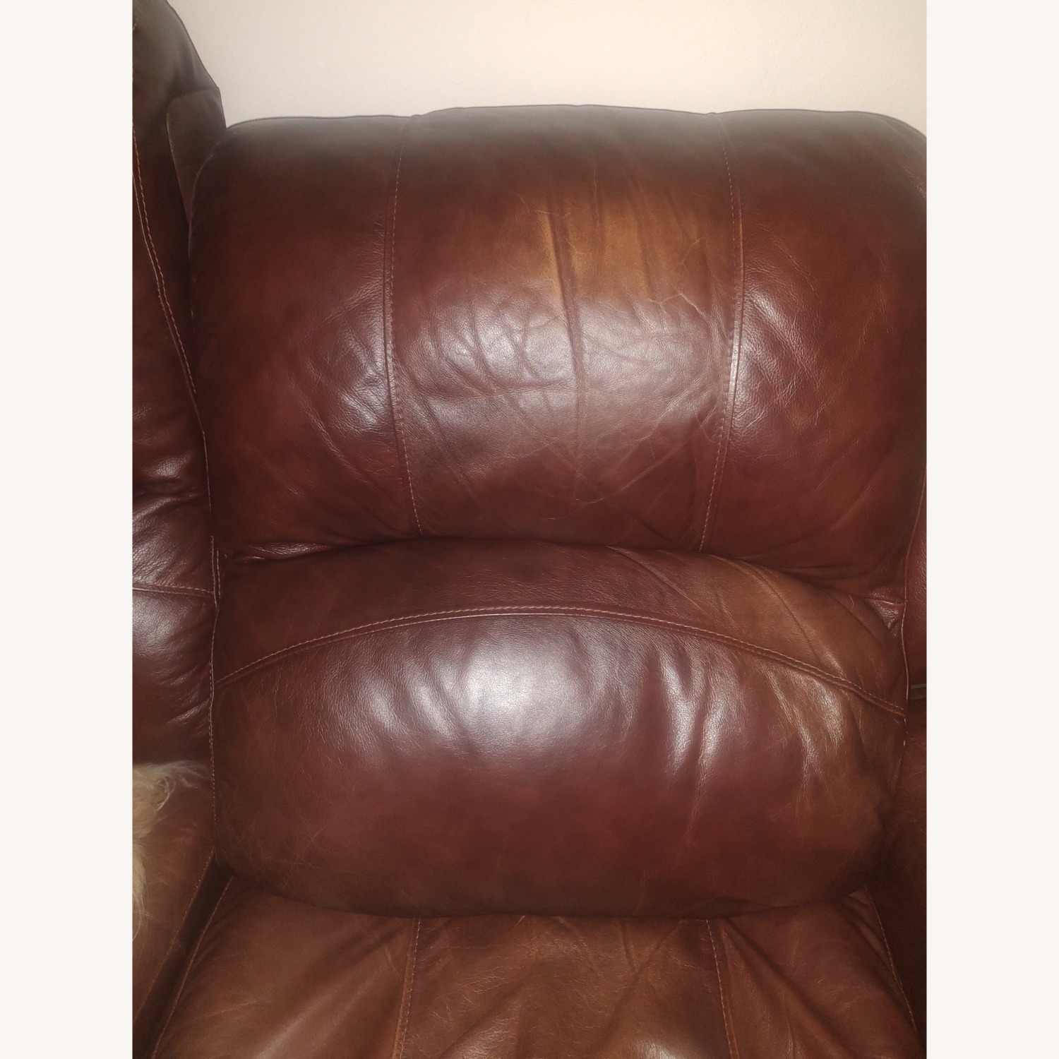 Rooms To Go Reclining Leather Sofa - image-2