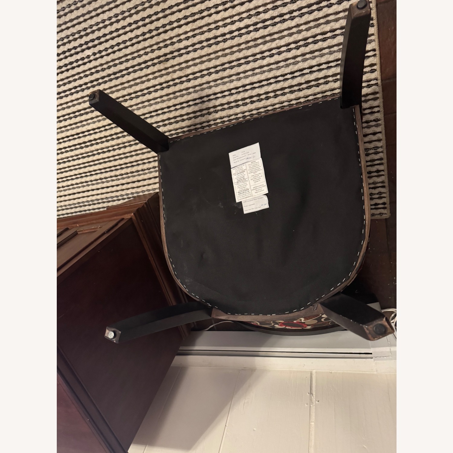 Large Chairs - Art Deco- Dark Wood  - image-4