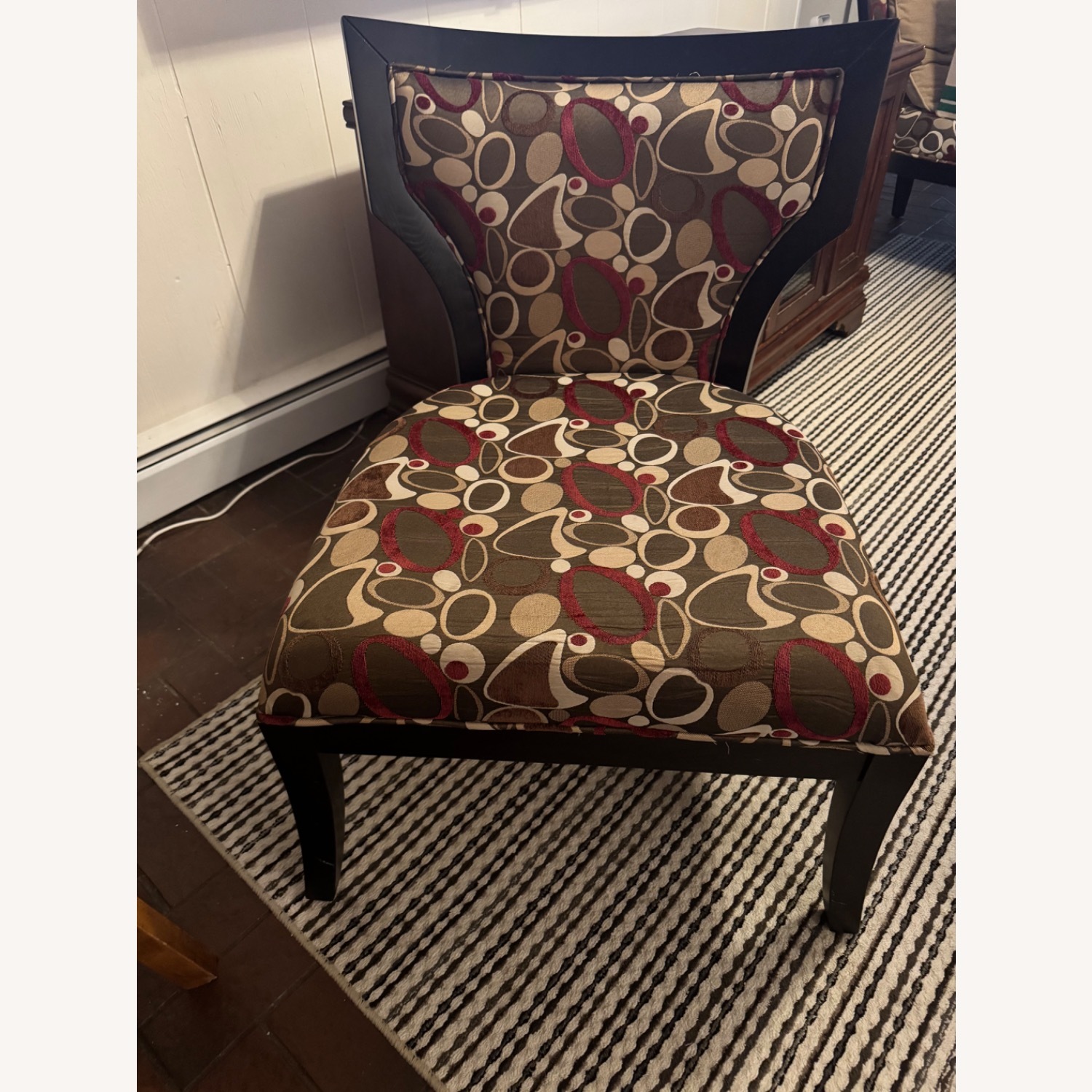 Large Chairs - Art Deco- Dark Wood  - image-1