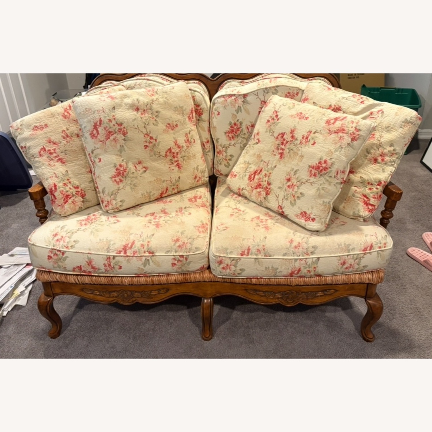 Better Homes And Garden Floral 2 Seater Settee - image-1