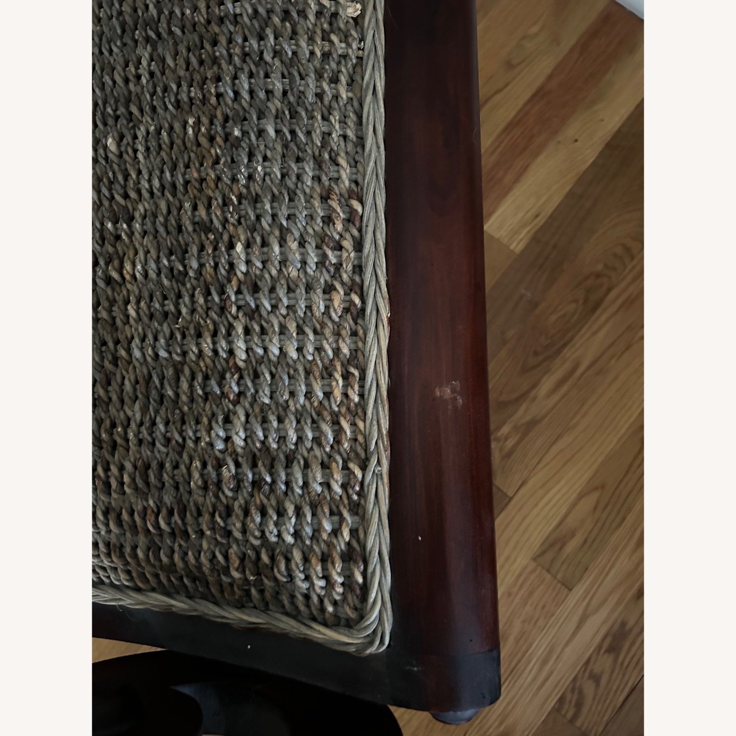 Z Gallerie Wood Sleigh Chair - image-4