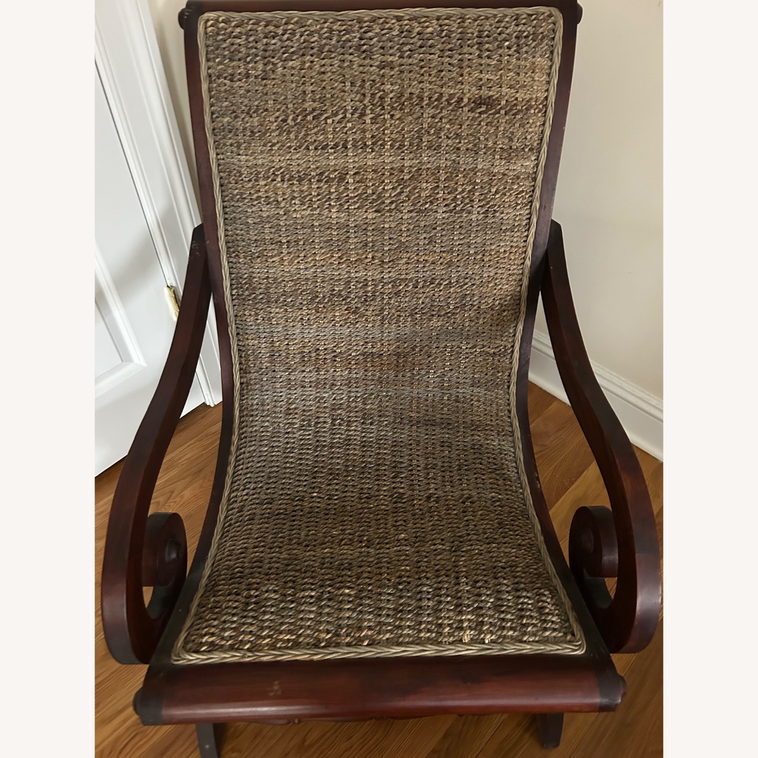 Z Gallerie Wood Sleigh Chair - image-3