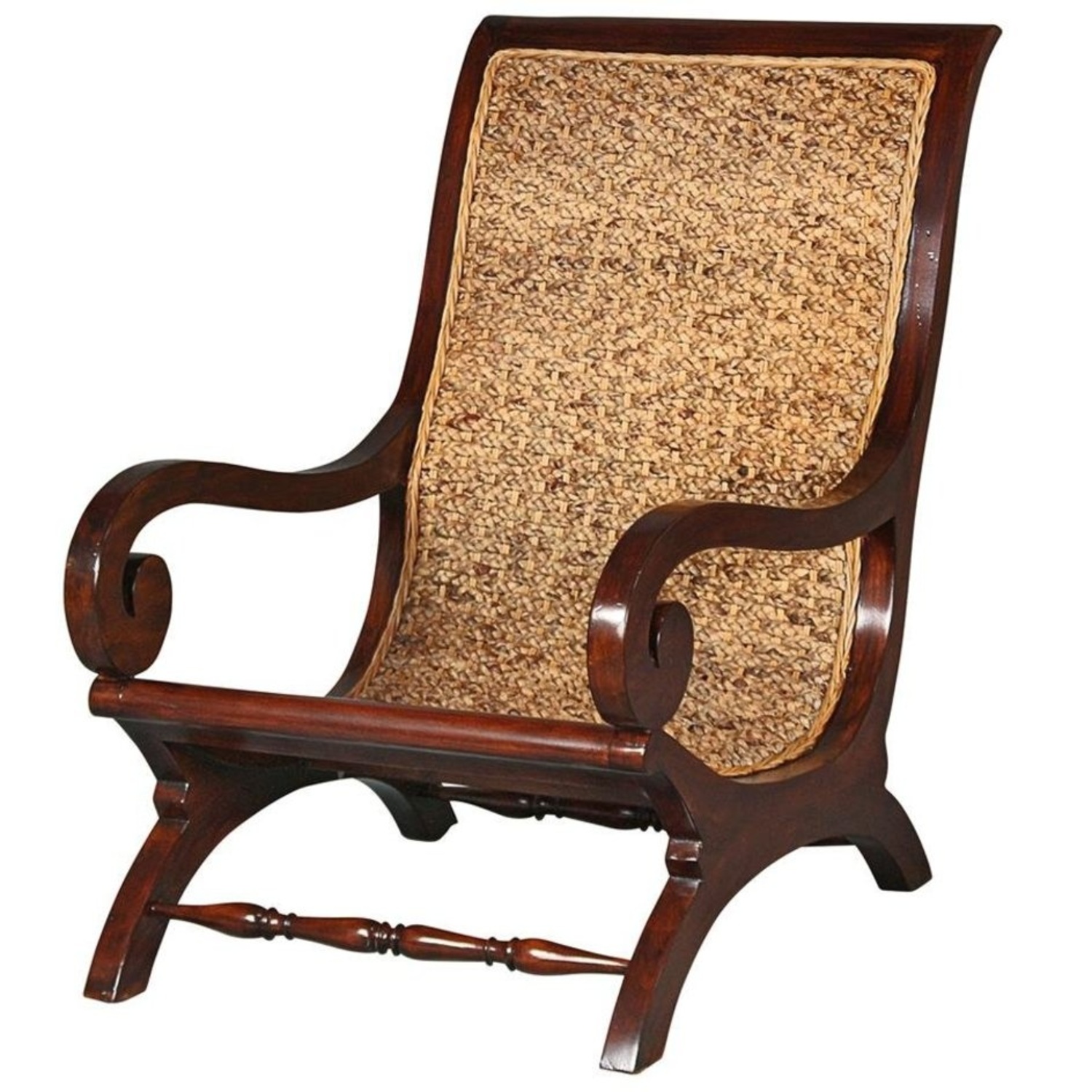 Z Gallerie Wood Sleigh Chair - image-11