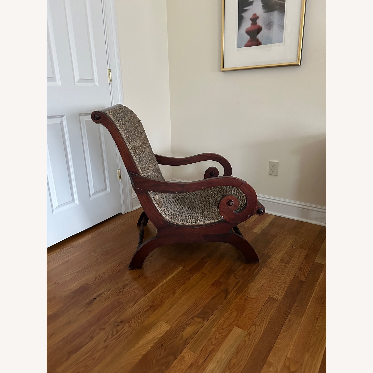 Z Gallerie Wood Sleigh Chair - image-8